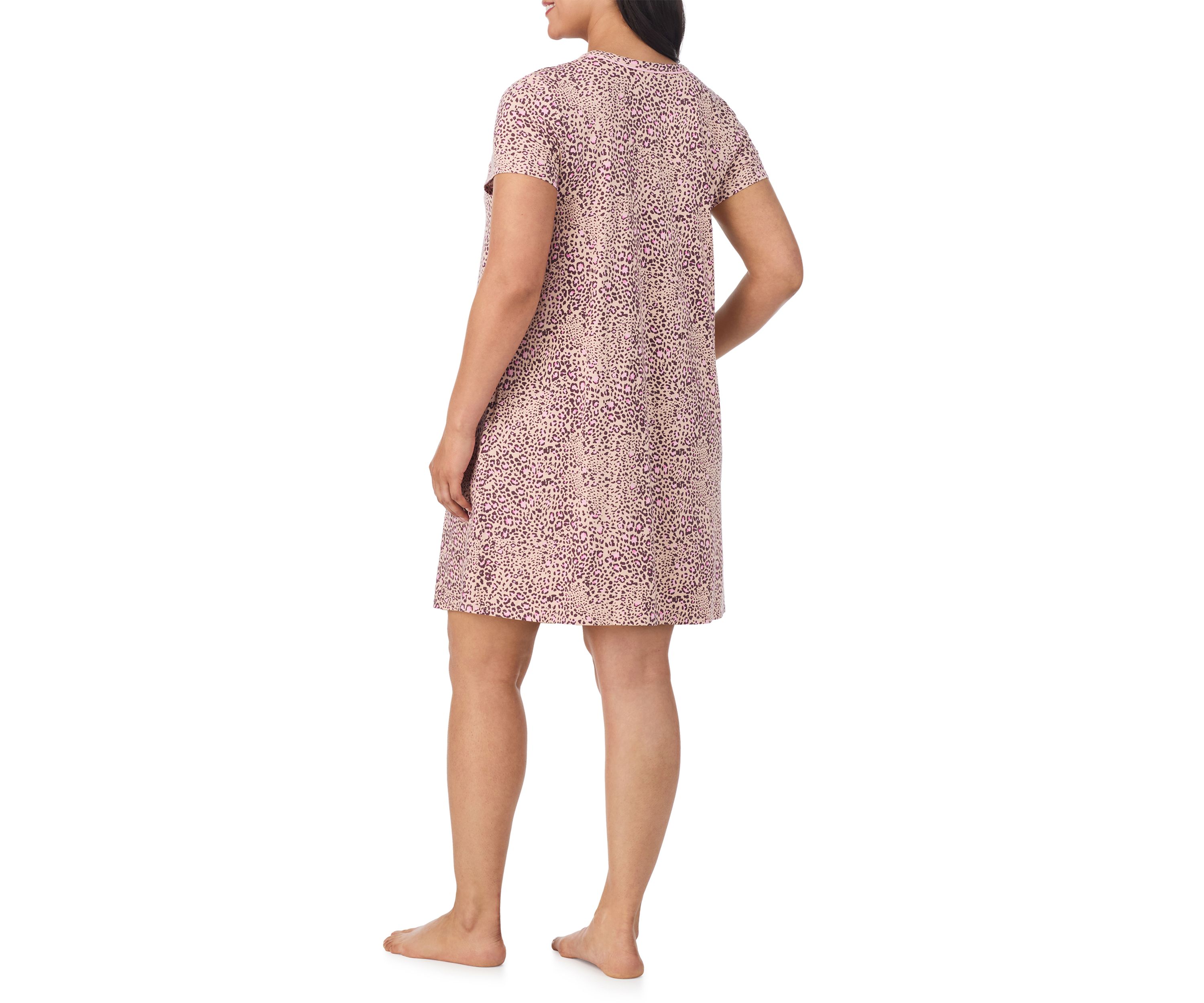 Plus Size Short Sleeve Chemise