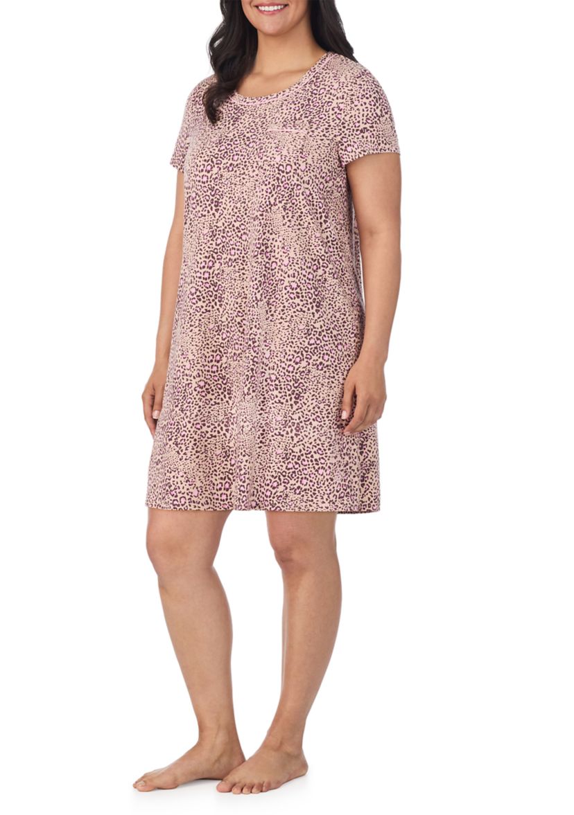 Plus Size Short Sleeve Chemise