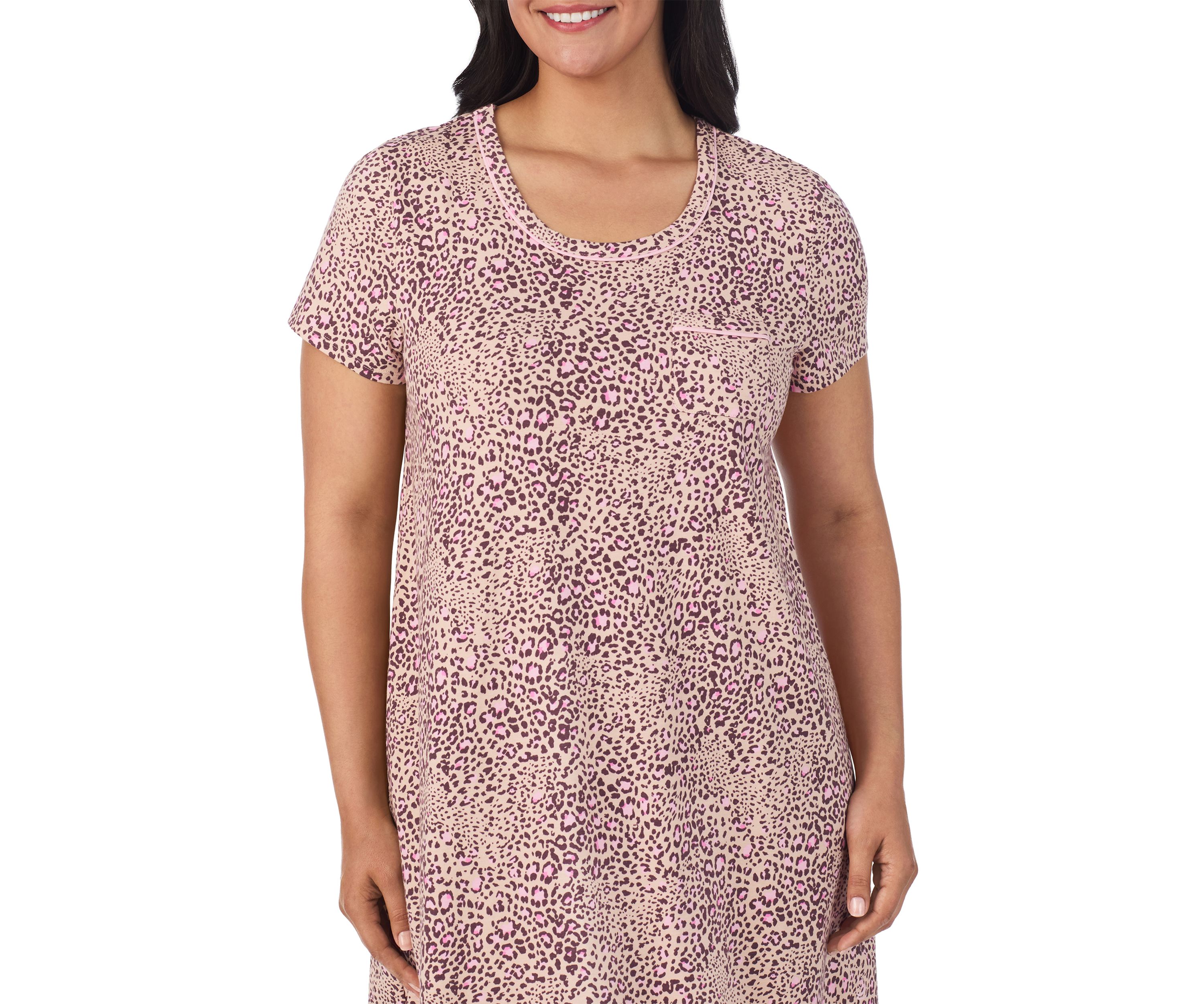 Plus Size Short Sleeve Chemise