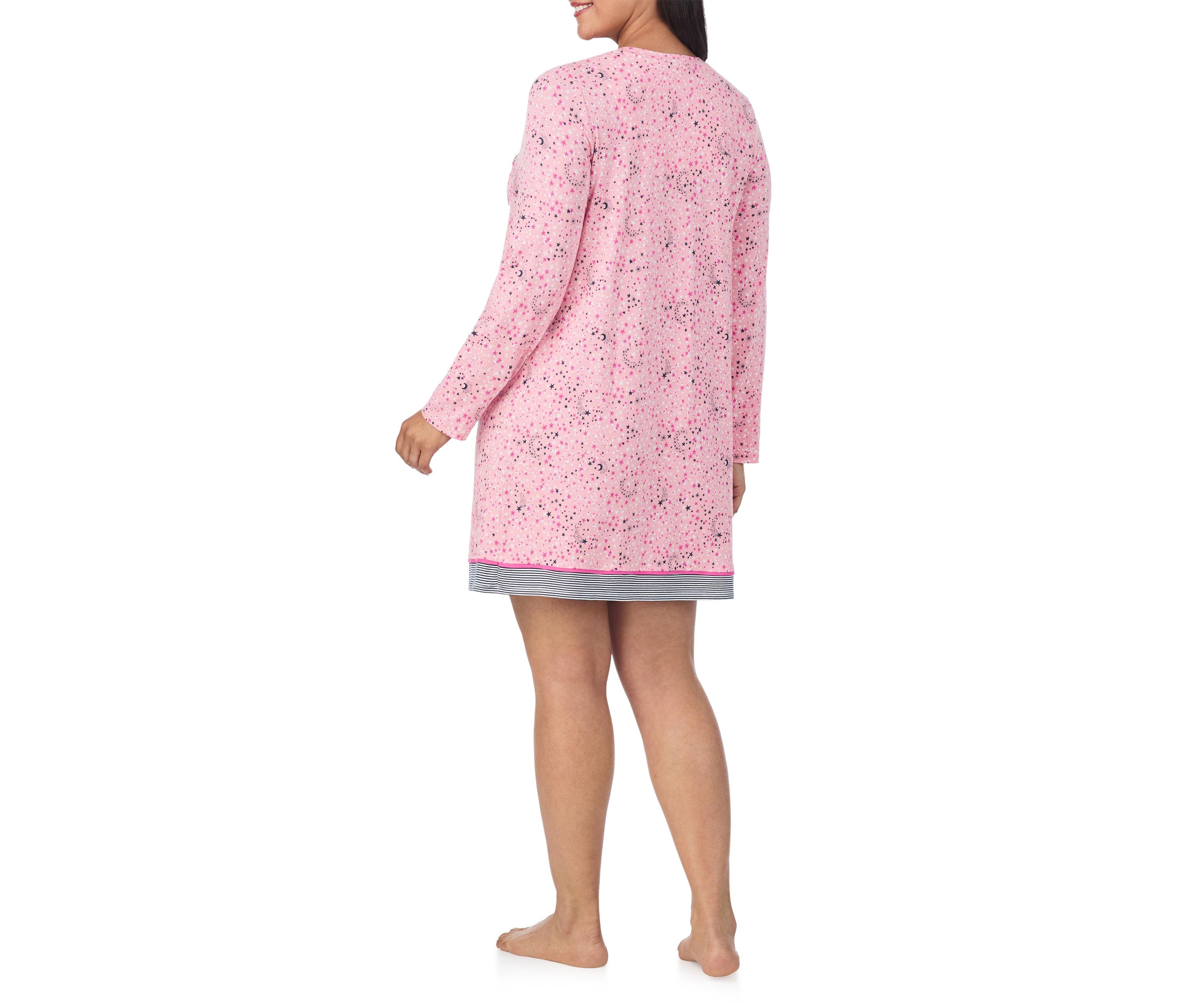 Plus Size Long Sleeve Chemise 