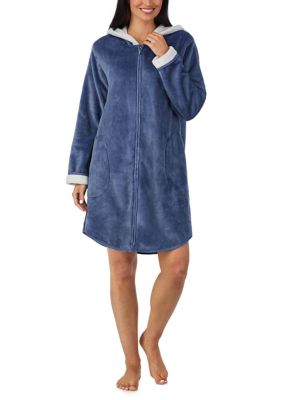 Cuddl Duds Women's Hooded Zip Robe