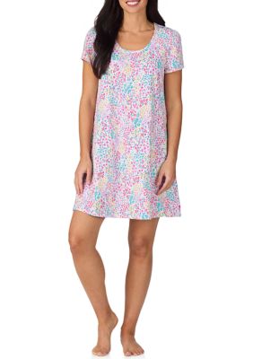 Cuddl Duds Women's Short Sleeve Sleepshirt