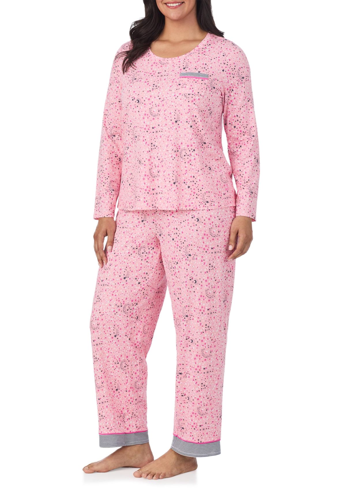 Long Sleeve Top and Long Pants Pajama Set