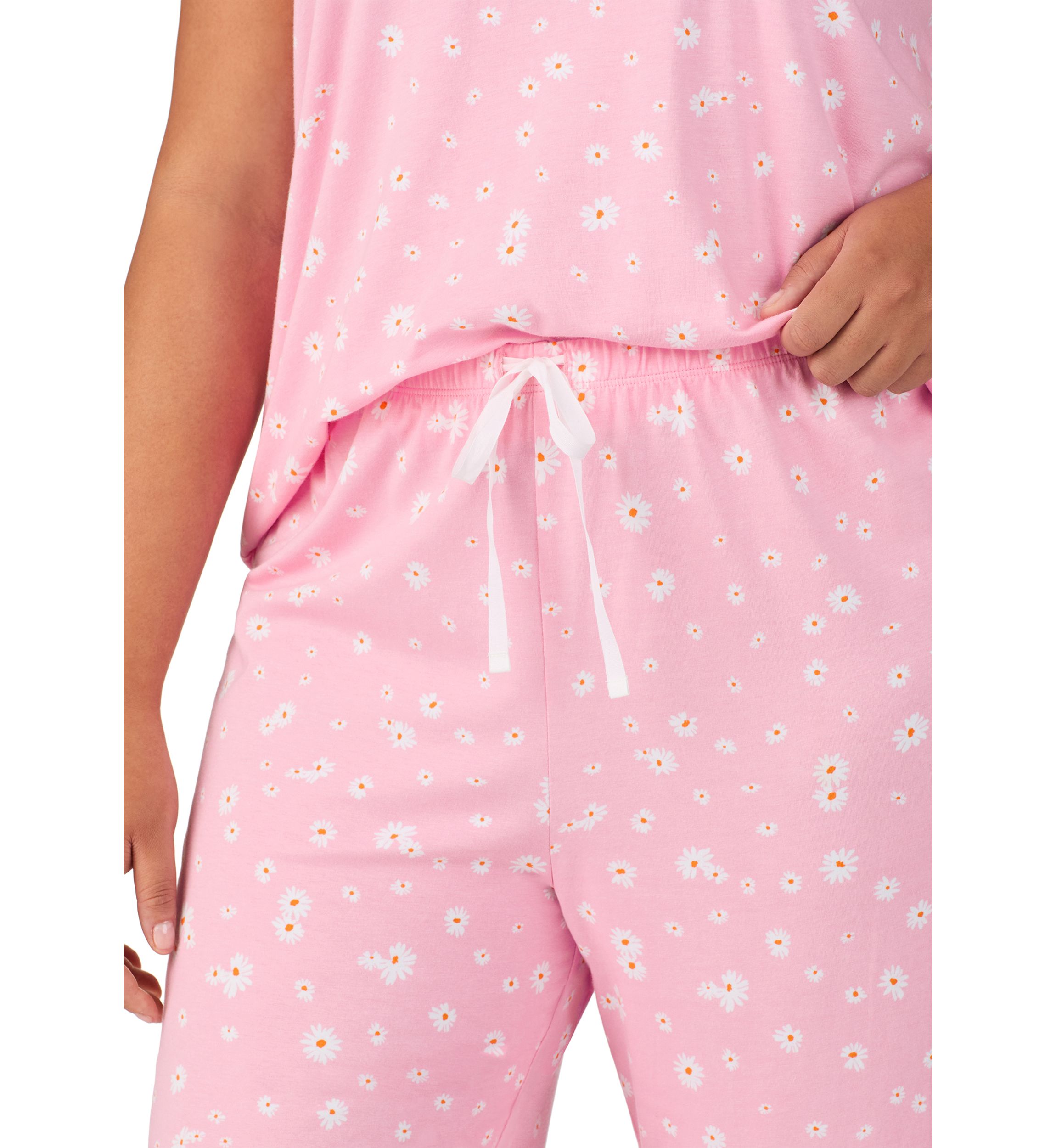 Plus Size Short Sleeve Top and Pant Set 