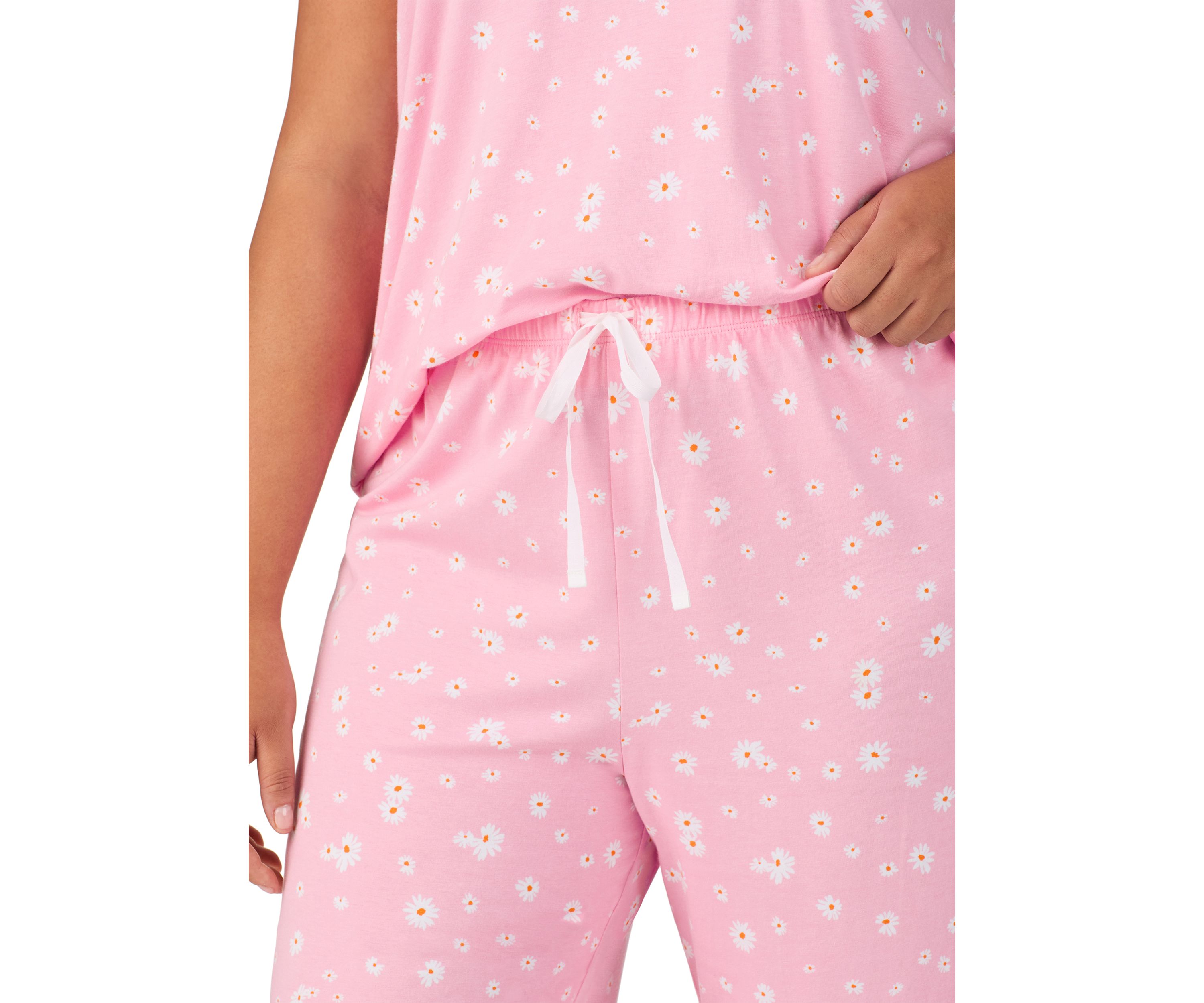 Plus Size Short Sleeve Top and Pant Set 