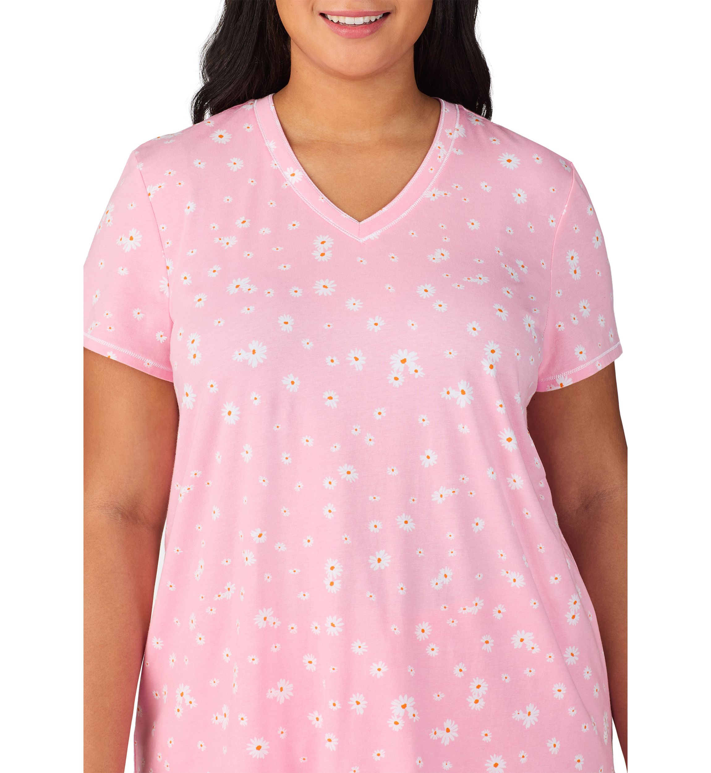 Plus Size Short Sleeve Top and Pant Set 