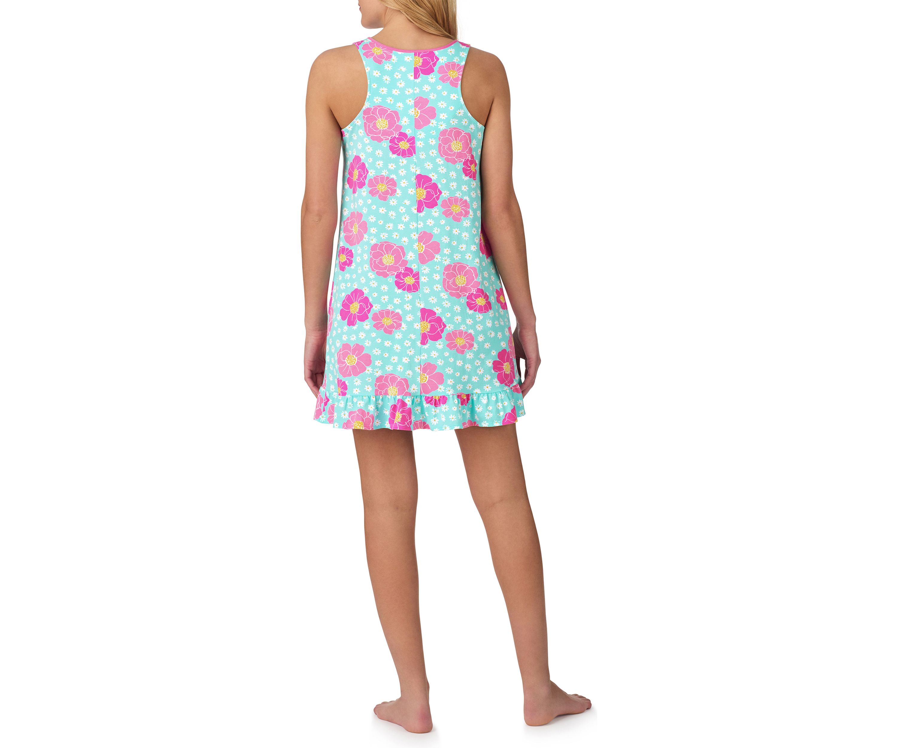 Sleeveless Printed Chemise