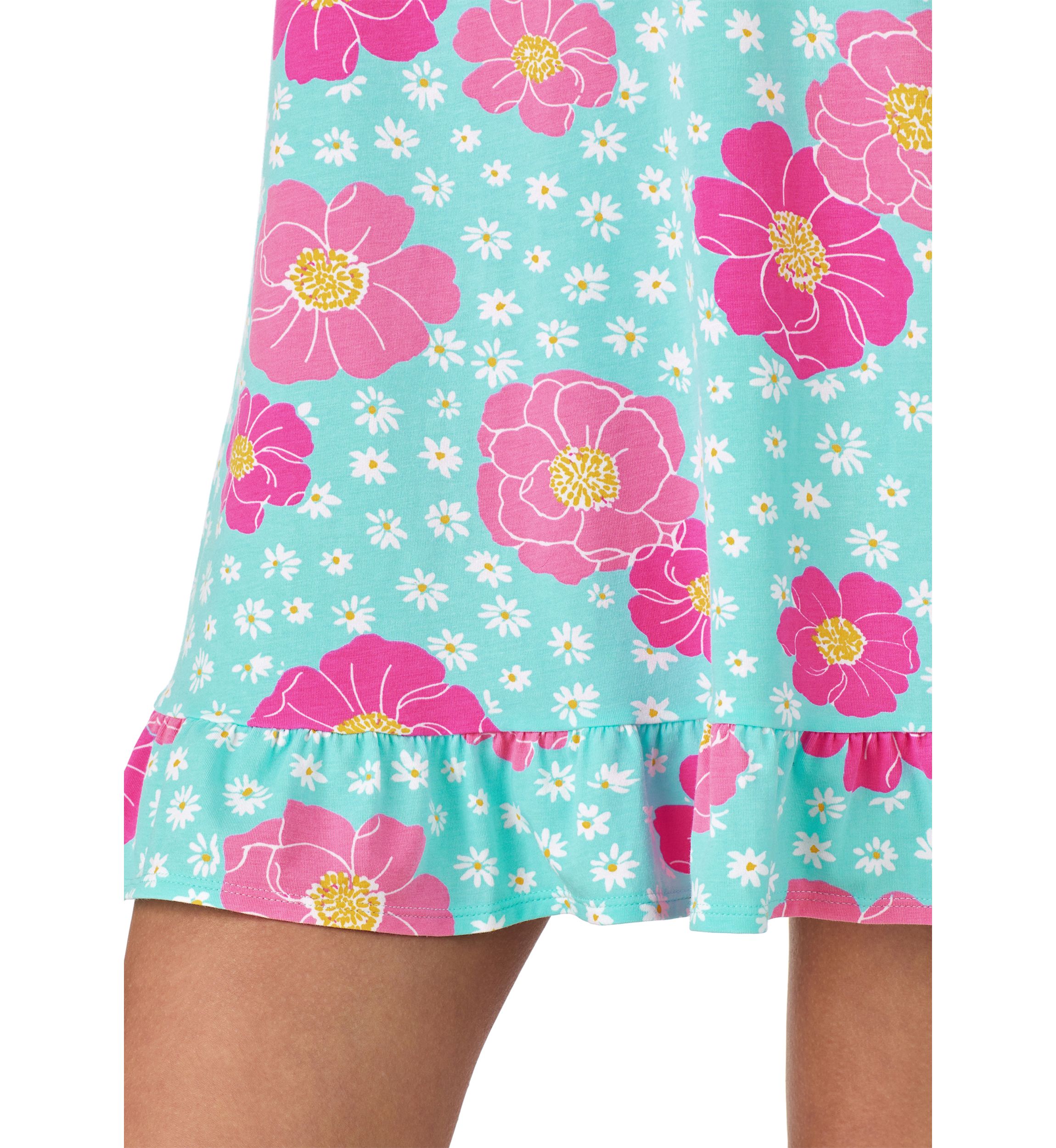 Sleeveless Printed Chemise