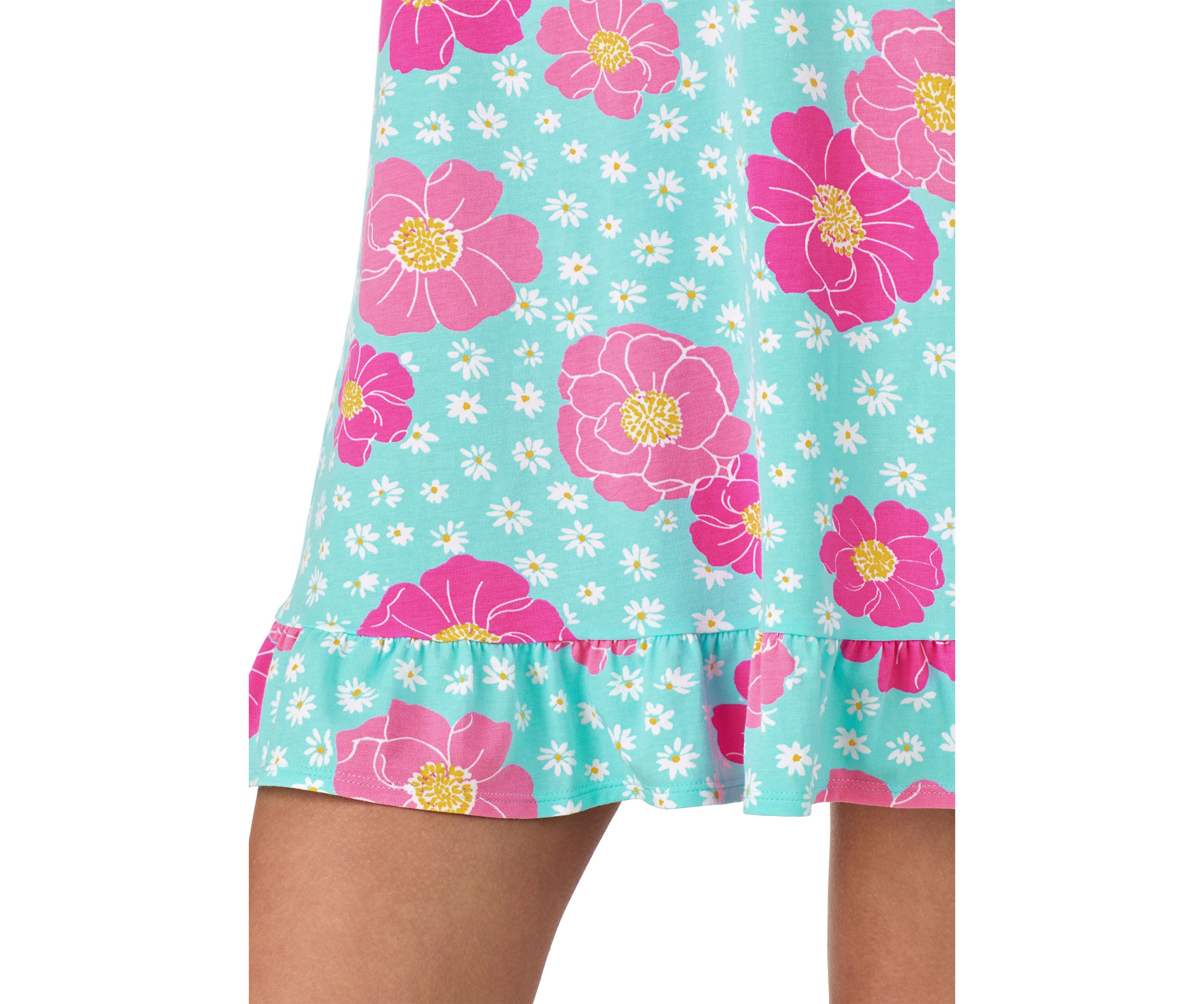 Sleeveless Printed Chemise