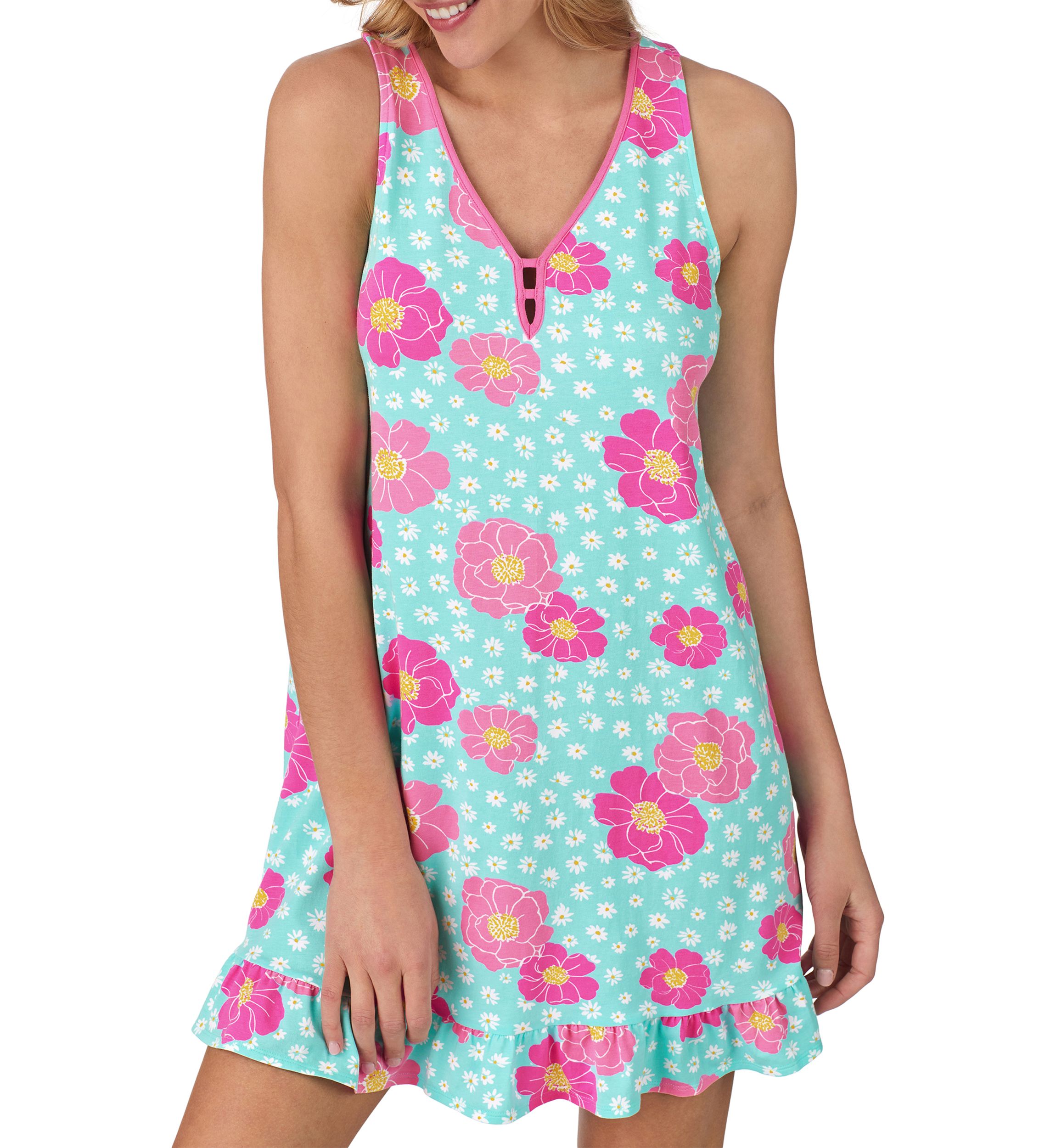 Sleeveless Printed Chemise