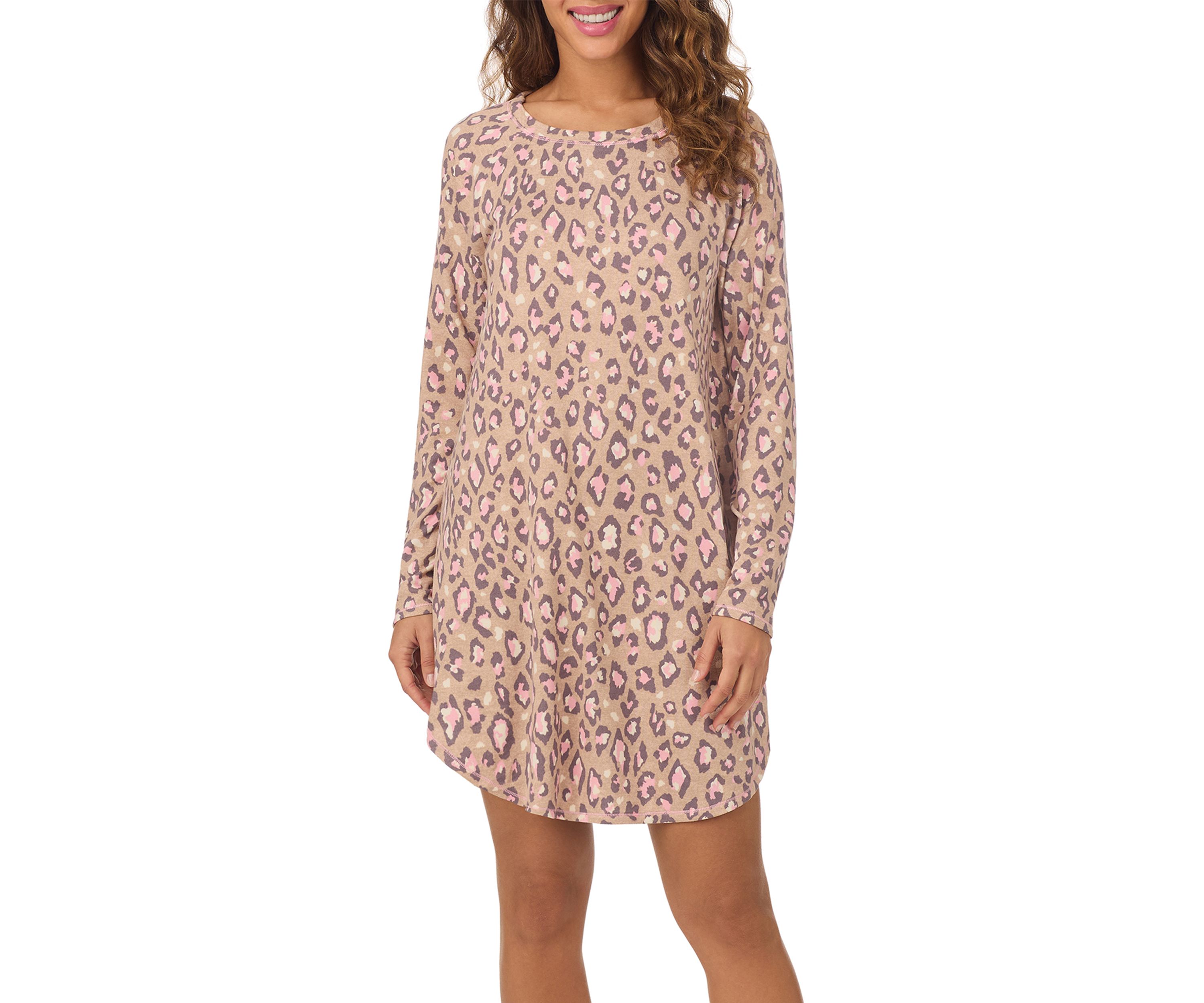 Long Sleeve Sweater Knit Sleepshirt 