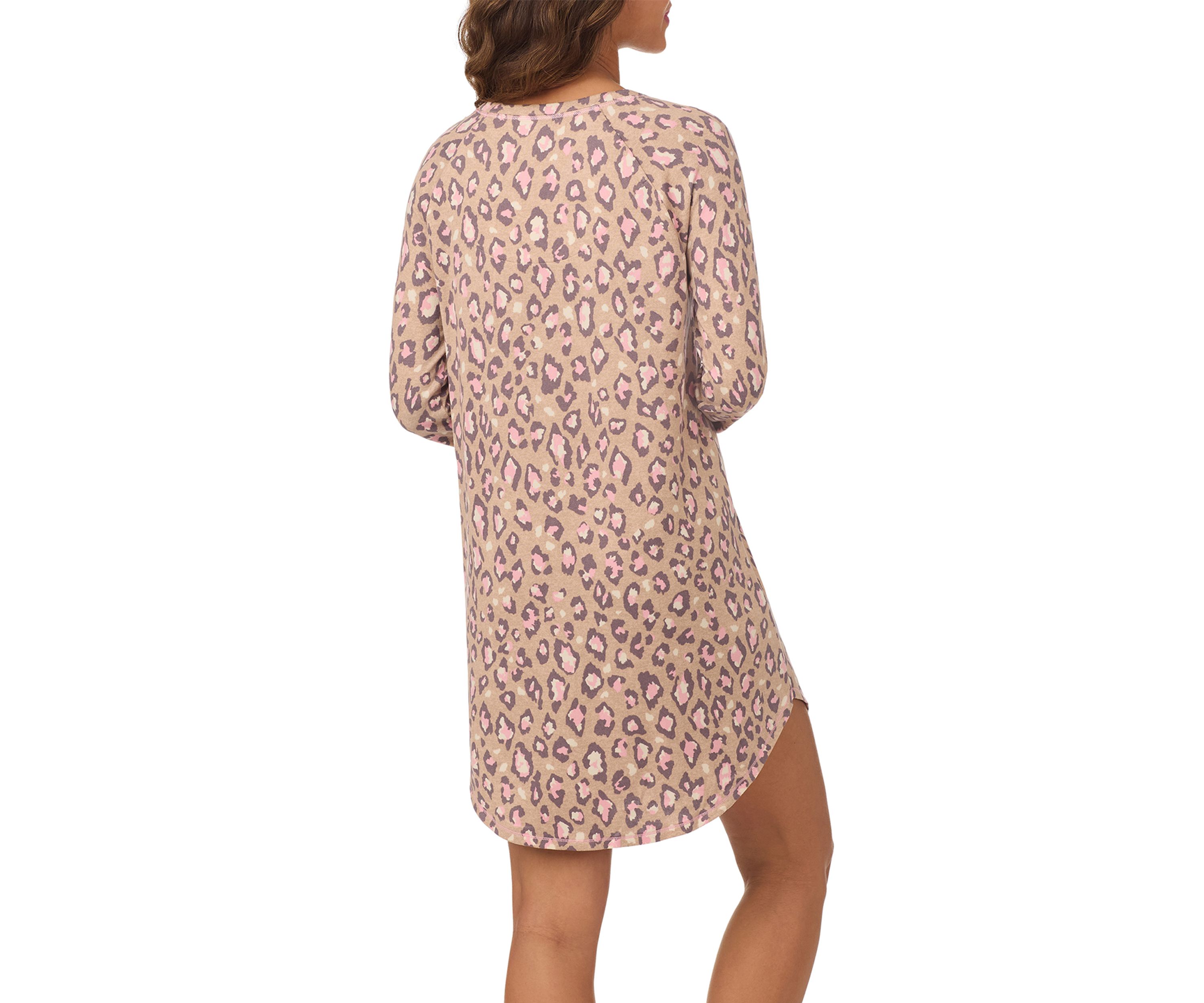 Long Sleeve Sweater Knit Sleepshirt 