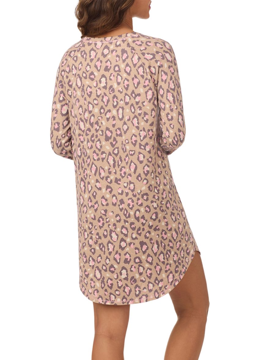 Long Sleeve Sweater Knit Sleepshirt 