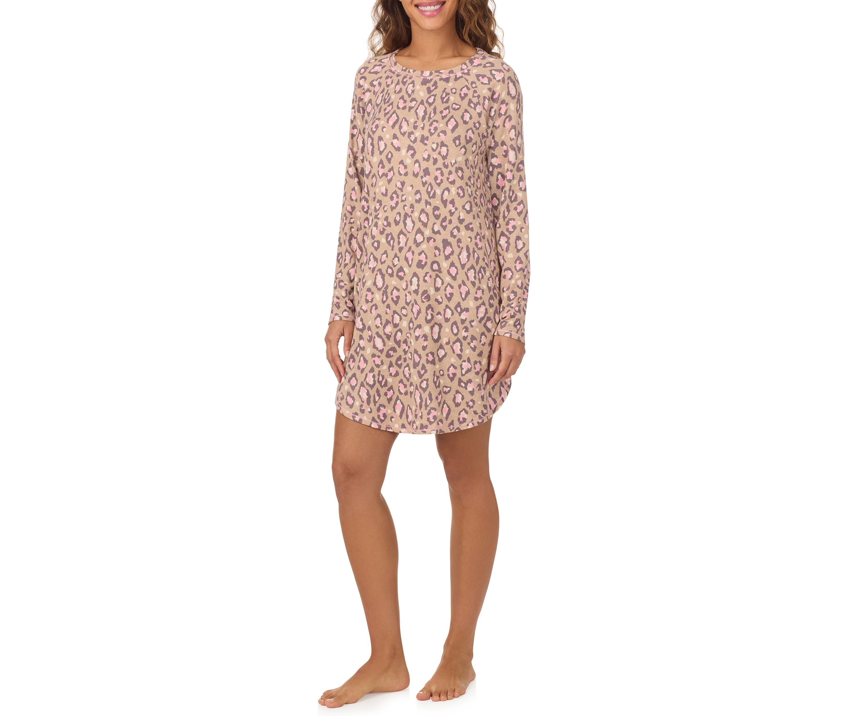Long Sleeve Sweater Knit Sleepshirt 