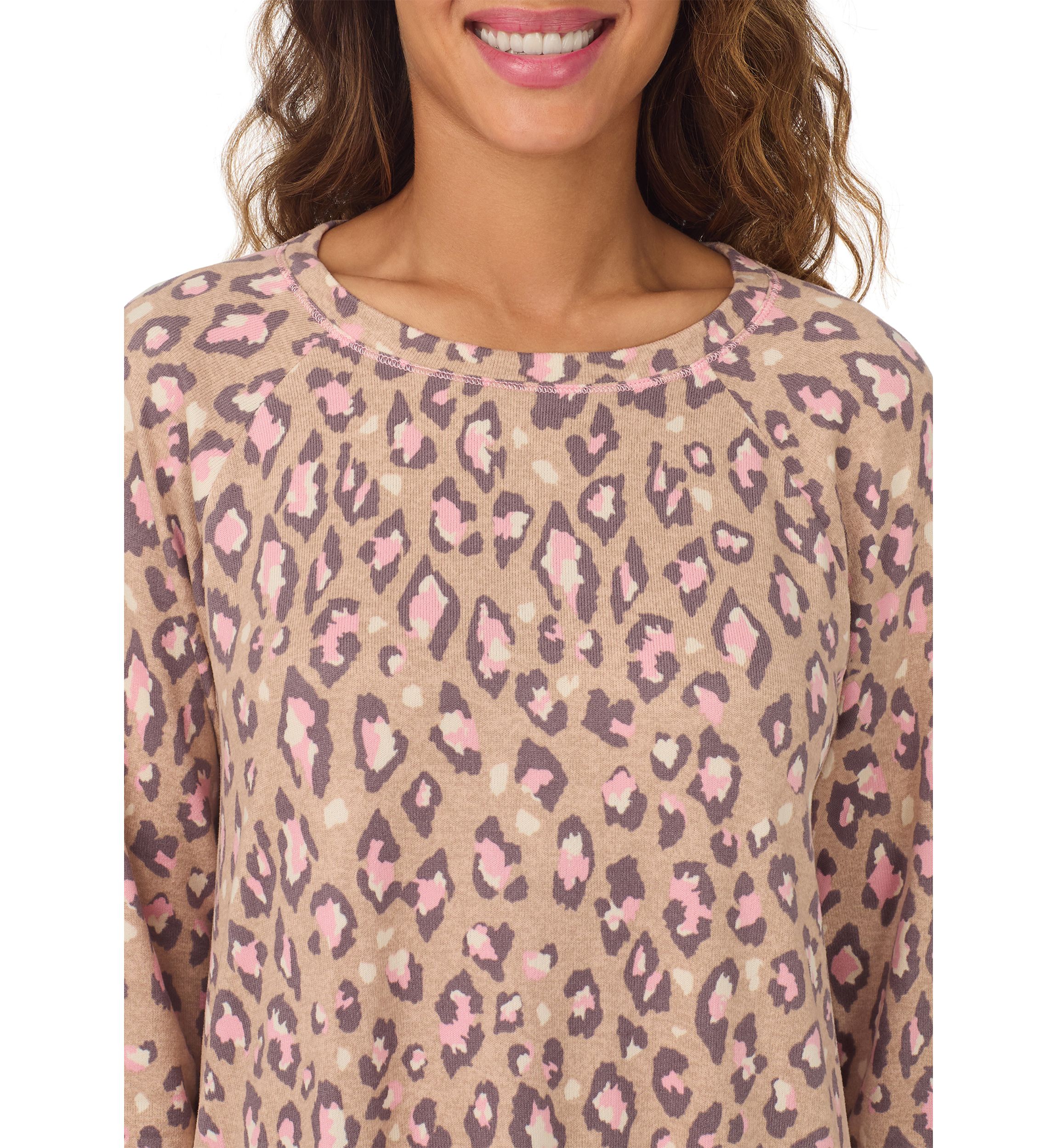 Long Sleeve Sweater Knit Sleepshirt 