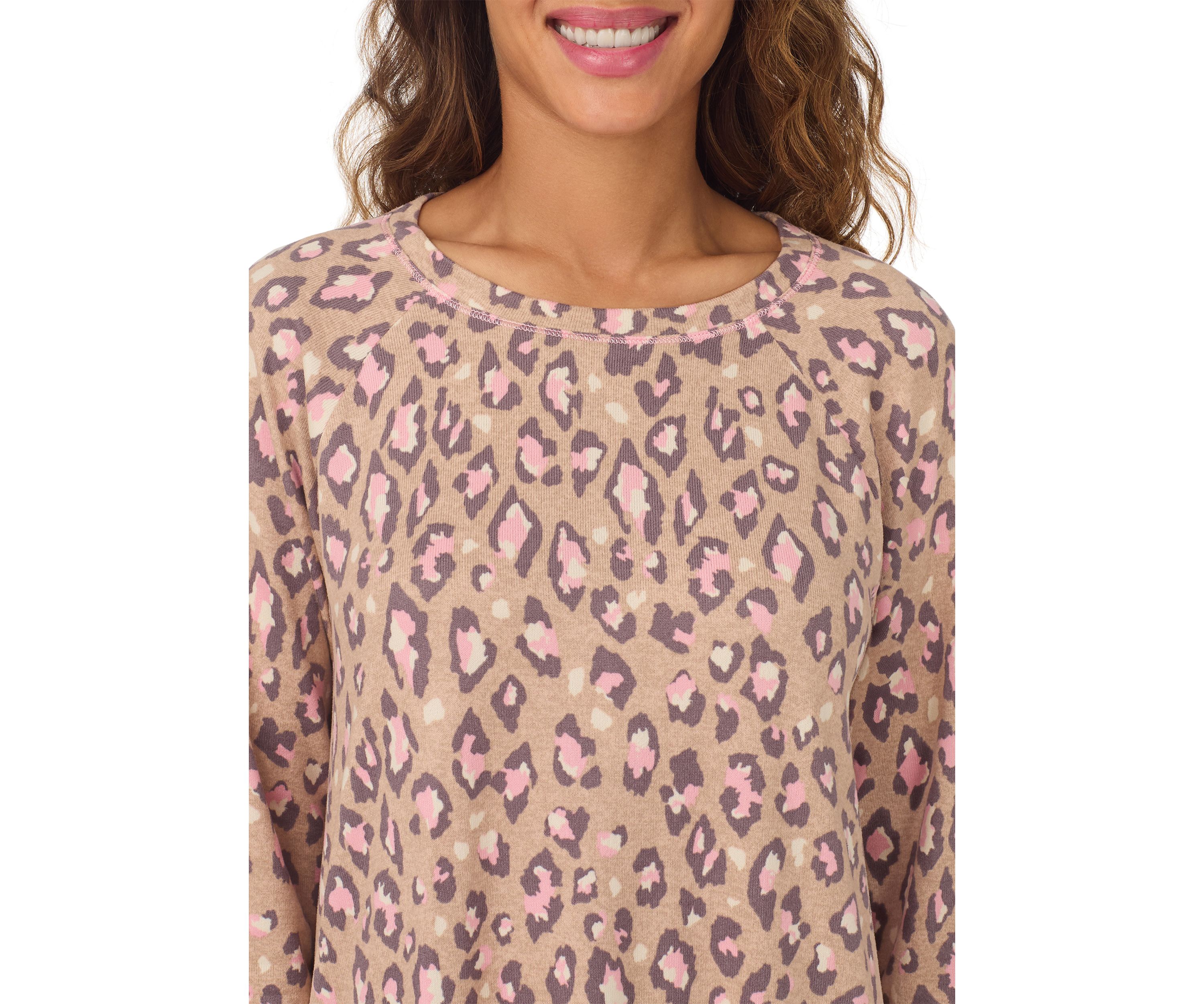 Long Sleeve Sweater Knit Sleepshirt 