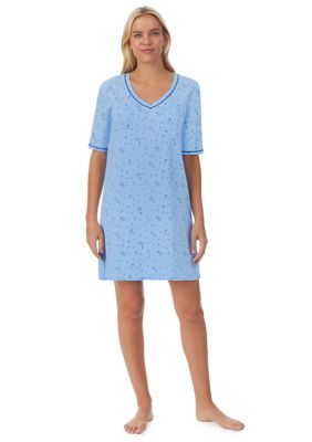 Cuddl Duds Women's Moisture Wicking Elbow Sleeve Sleep T-Shirt