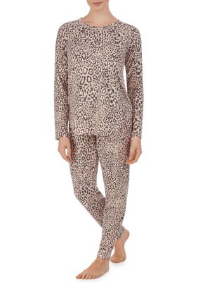 Cuddl Duds Women's Brushed Sweater-Knit Long-Sleeve Pajama, 60% OFF