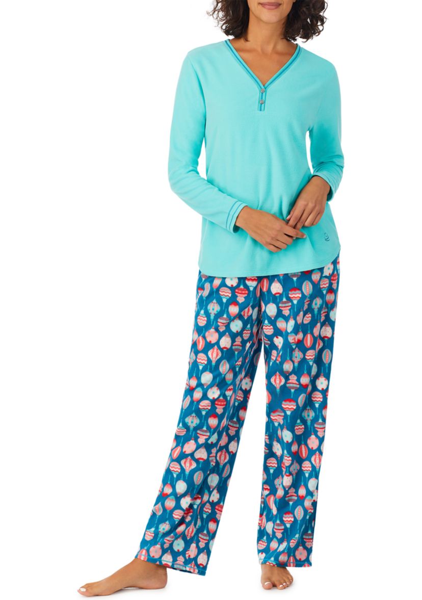 Fleece Long Pajama Set