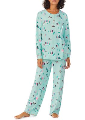 Cuddl Duds Women s Sweater Knit Pajama Set belk