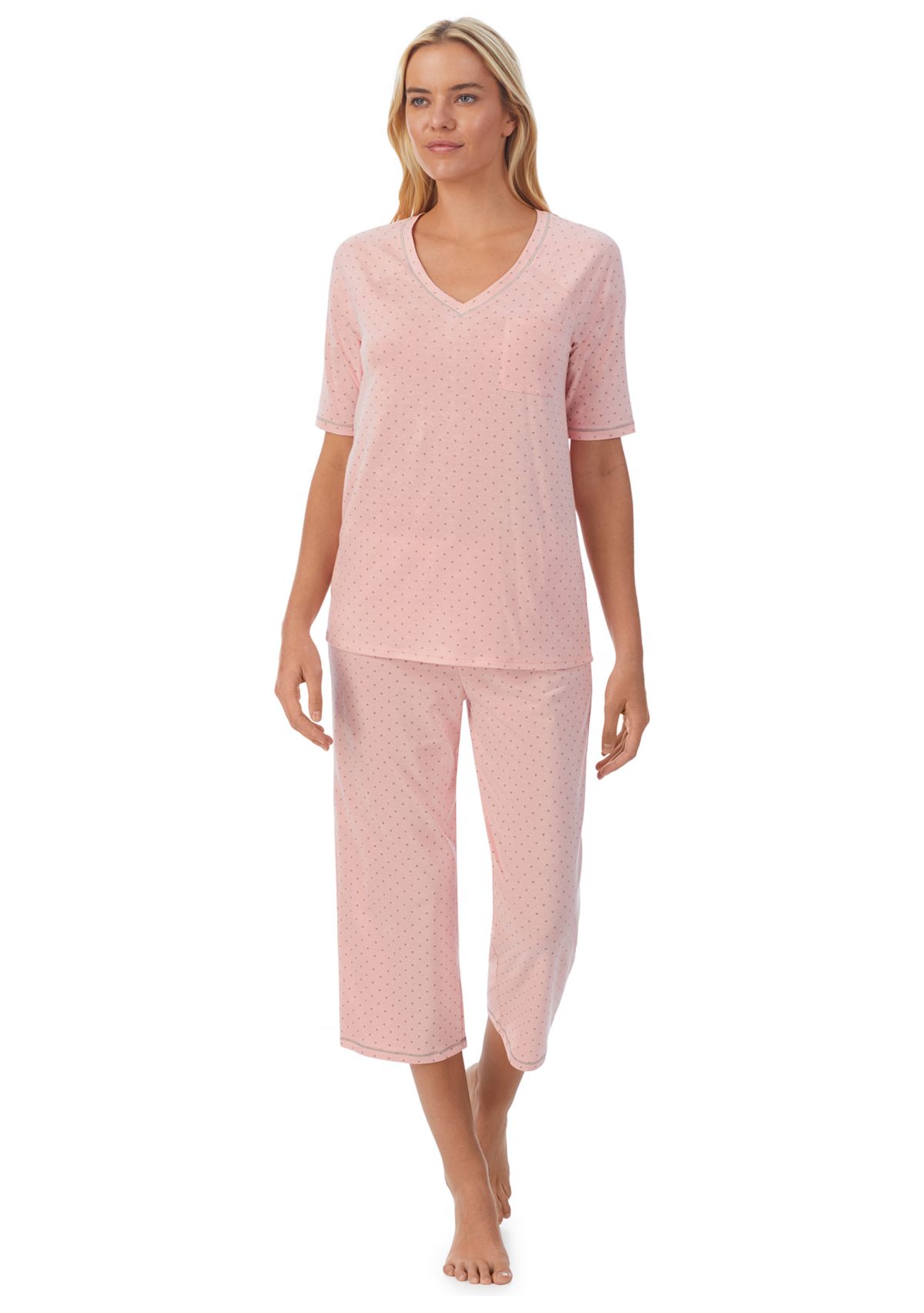 Womens Moisture Wicking 2-Piece Pajama Set