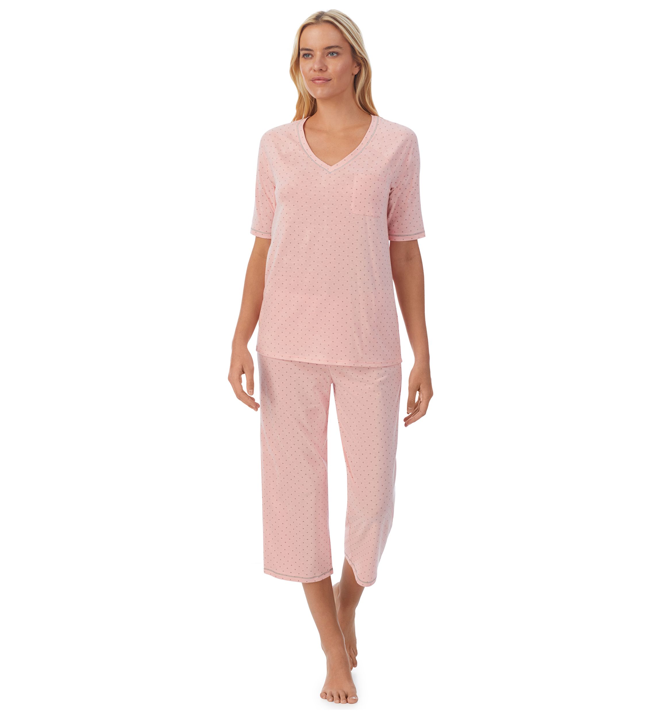 Womens Moisture Wicking 2-Piece Pajama Set
