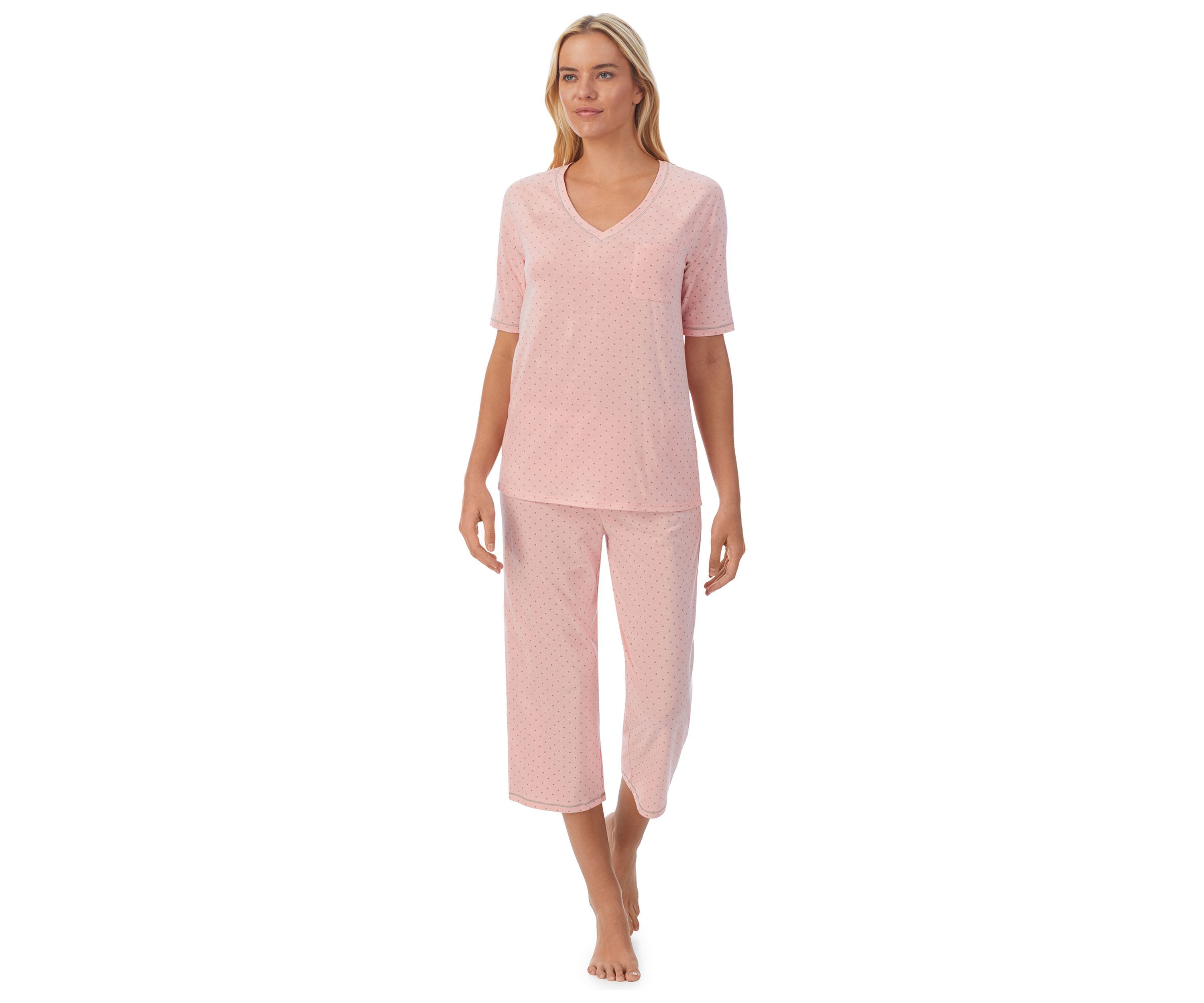 Womens Moisture Wicking 2-Piece Pajama Set