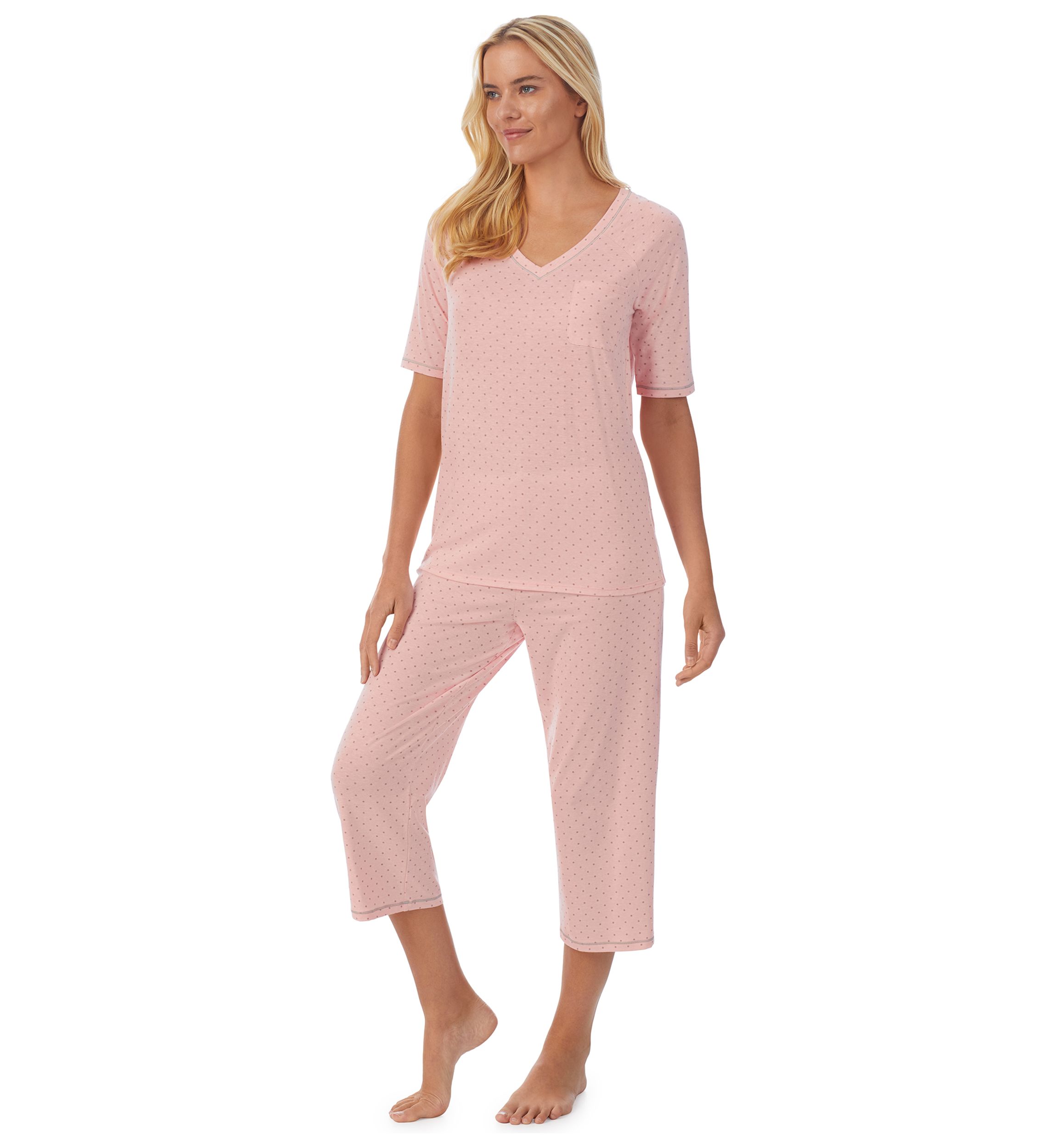 Womens Moisture Wicking 2-Piece Pajama Set