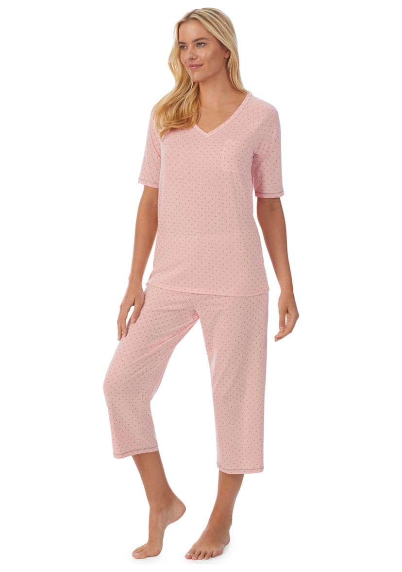 Womens Moisture Wicking 2-Piece Pajama Set