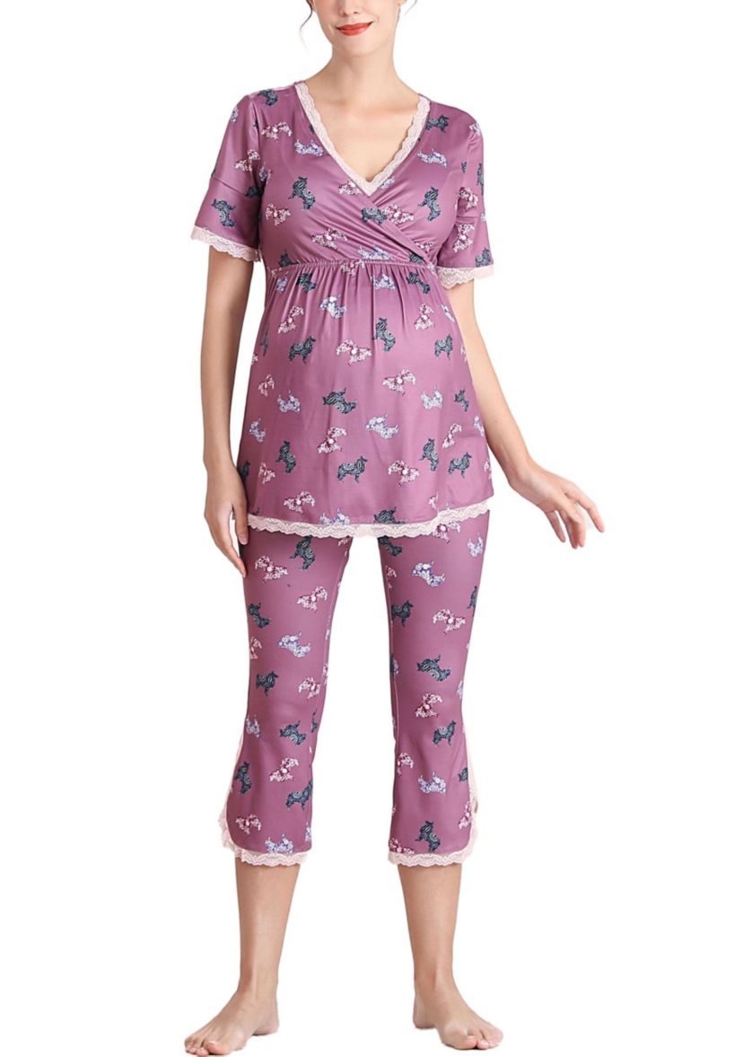 Koi Maternity Nursing PJ Set
