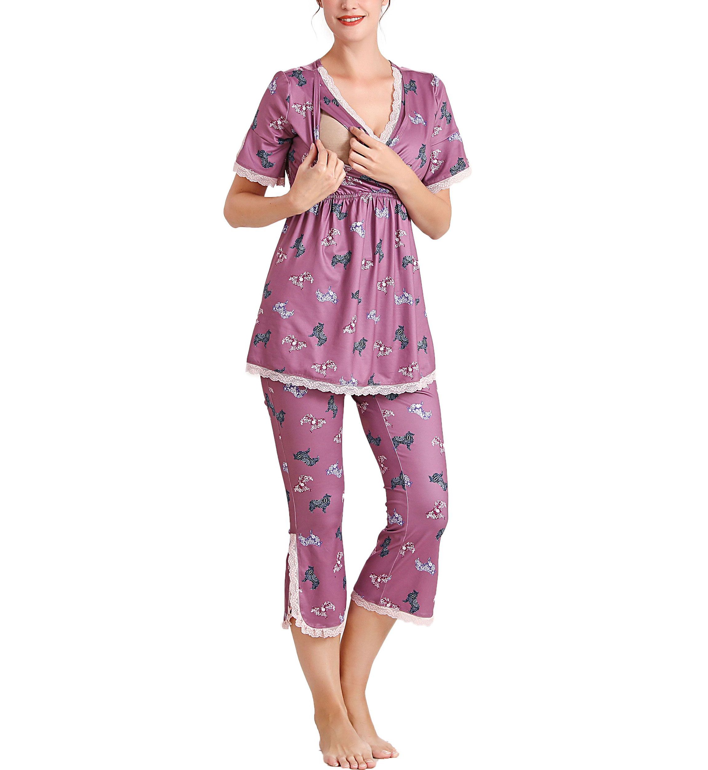 Koi Maternity Nursing PJ Set