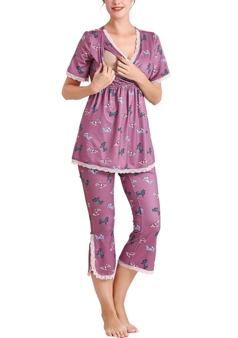 Koi Maternity Nursing PJ Set