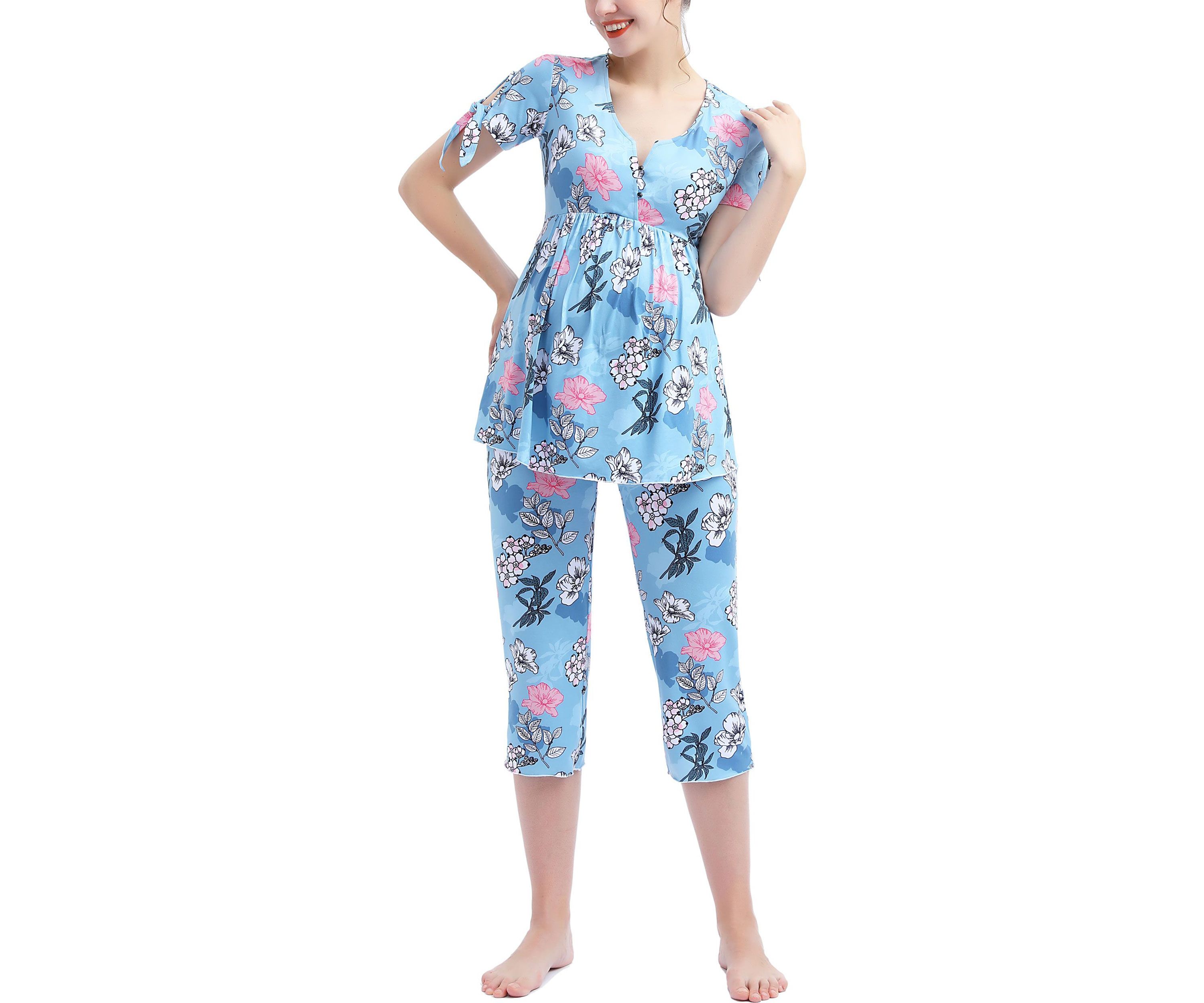 Daya Maternity/Nursing Pajama Set
