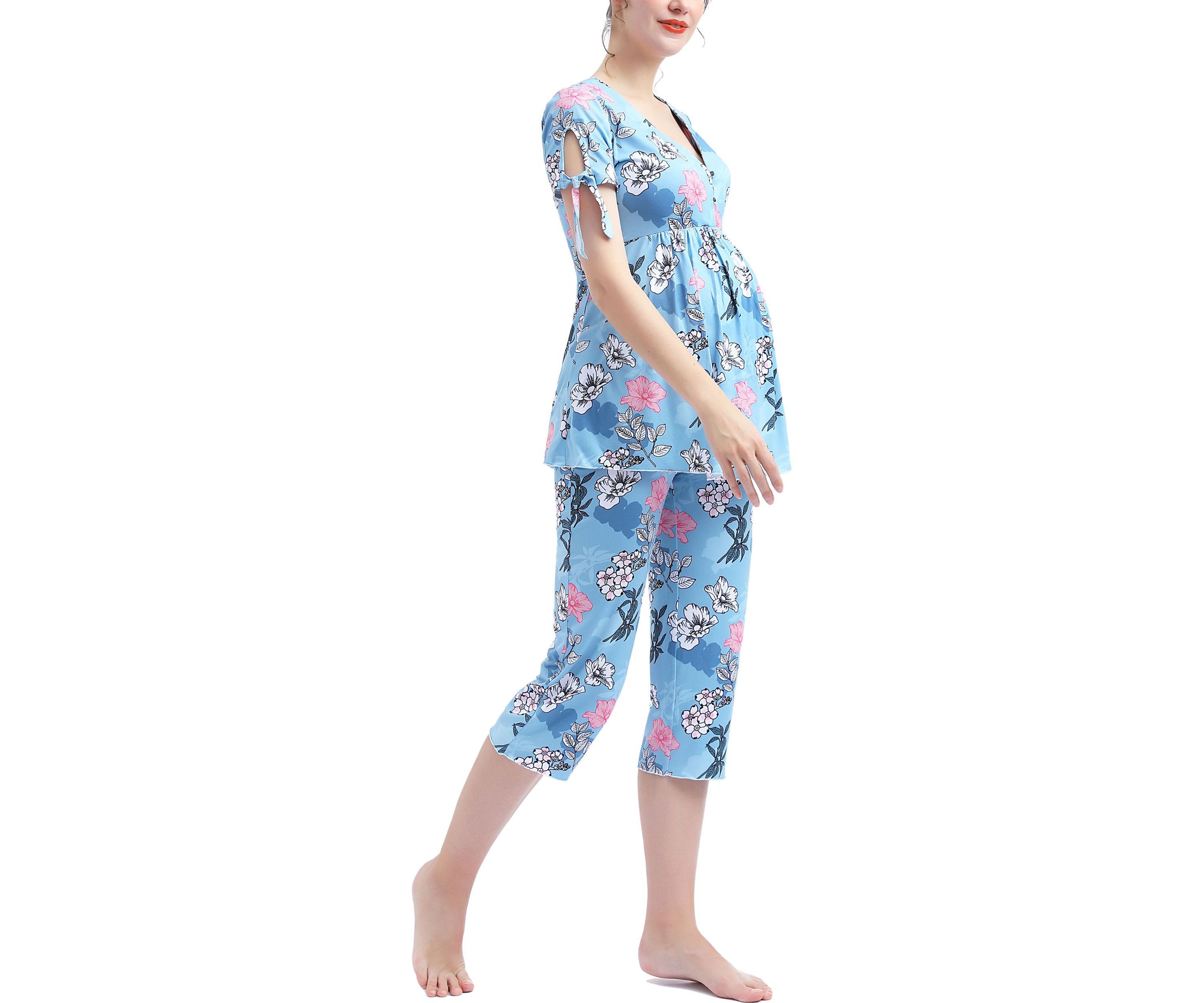 Daya Maternity/Nursing Pajama Set