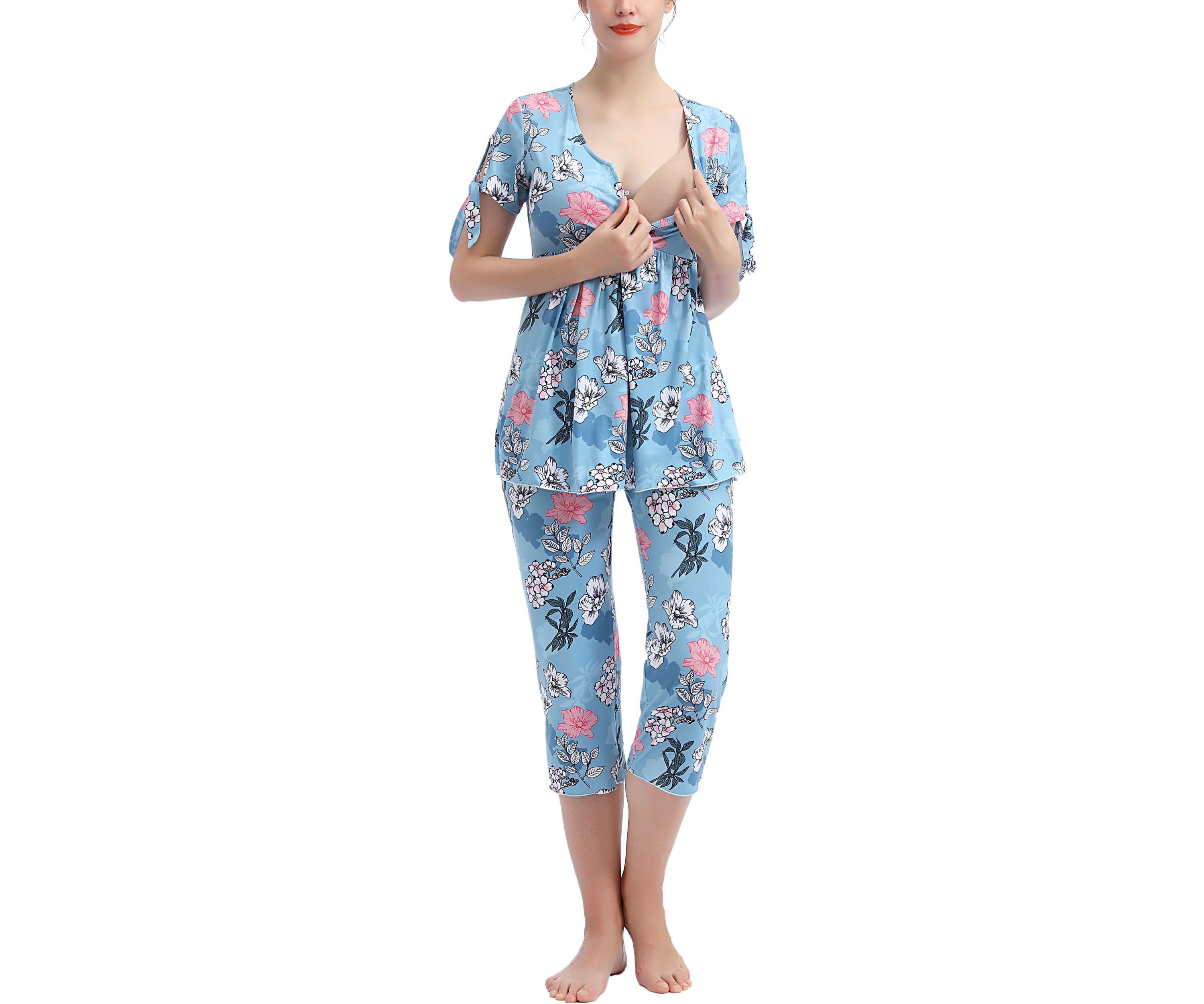 Daya Maternity/Nursing Pajama Set