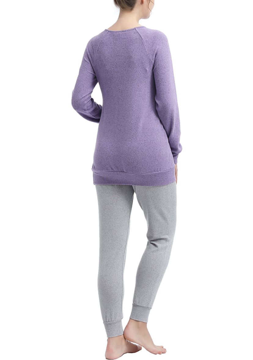 Zoie Maternity/Nursing Pajama Set