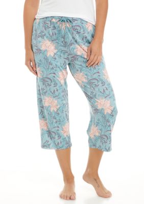 Wonderly Lush Tassel Printed Capri Pajama Pants | belk