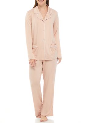 BELLZELY Women's Pajamas, Sleepwear Clearance Summer Breathable Ice Silk  Home Wear+Pants Pajama Sets 