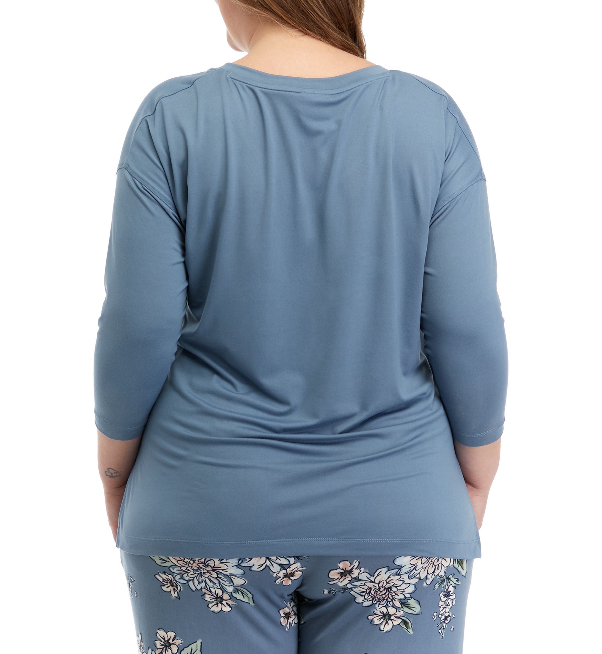 Plus Size Luxe V-Neck Sleep T-Shirt