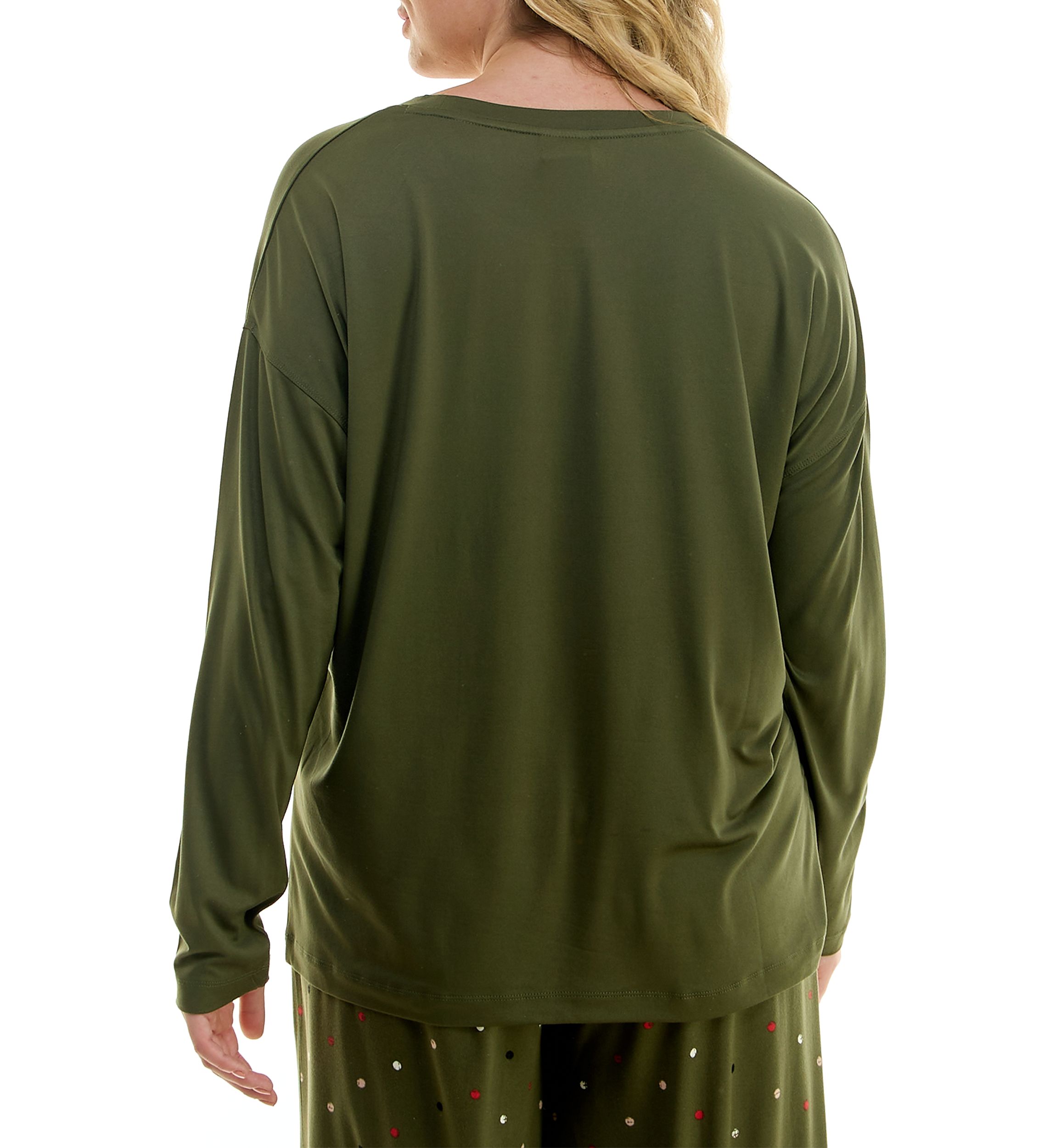 Plus Size Luxe Long Sleeve Sleep T-Shirt