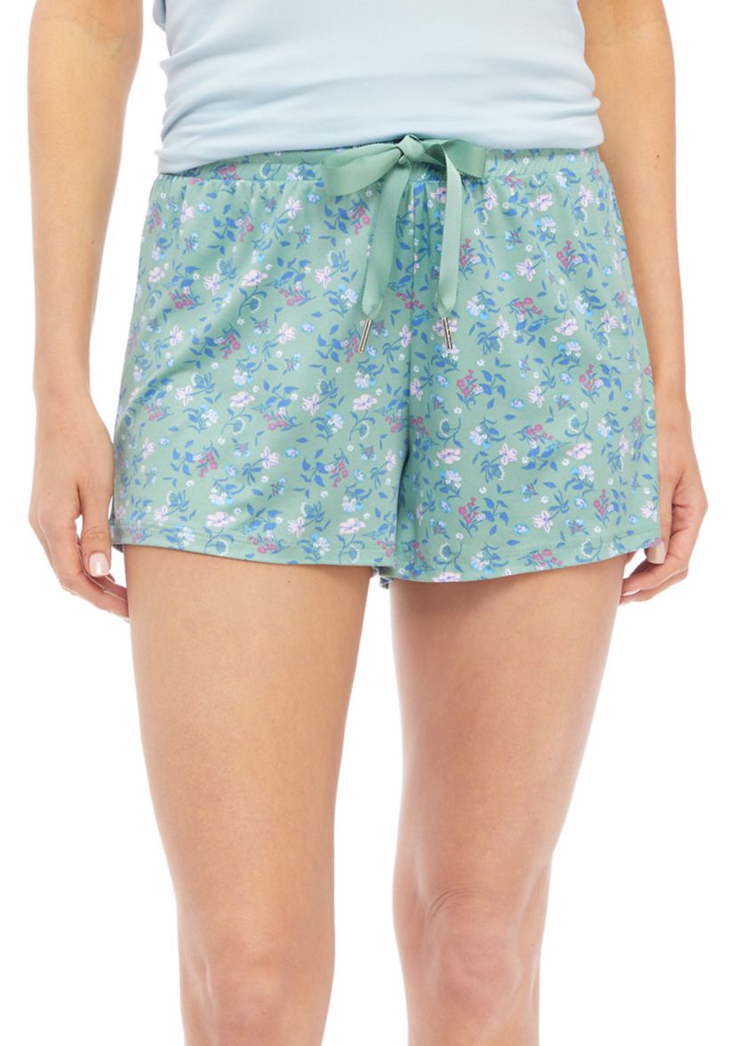 Womens Luxe Knit Sleep Shorts