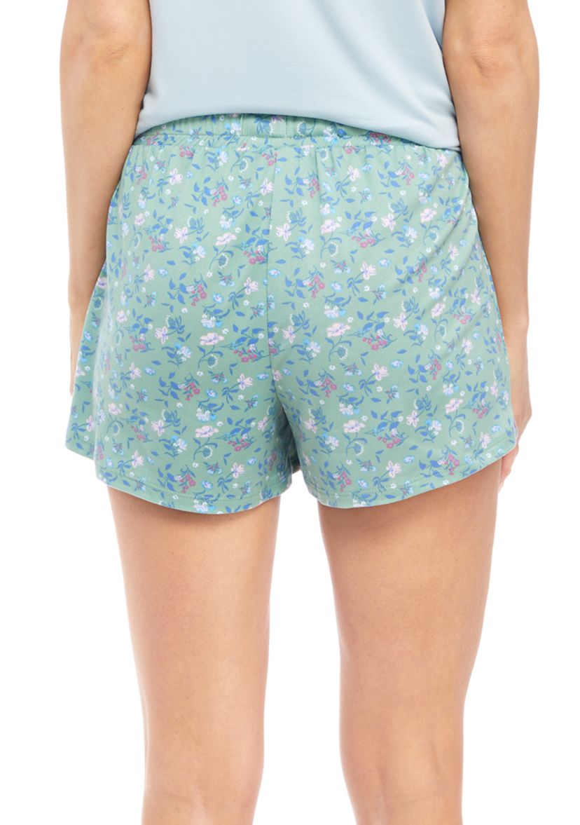 Womens Luxe Knit Sleep Shorts