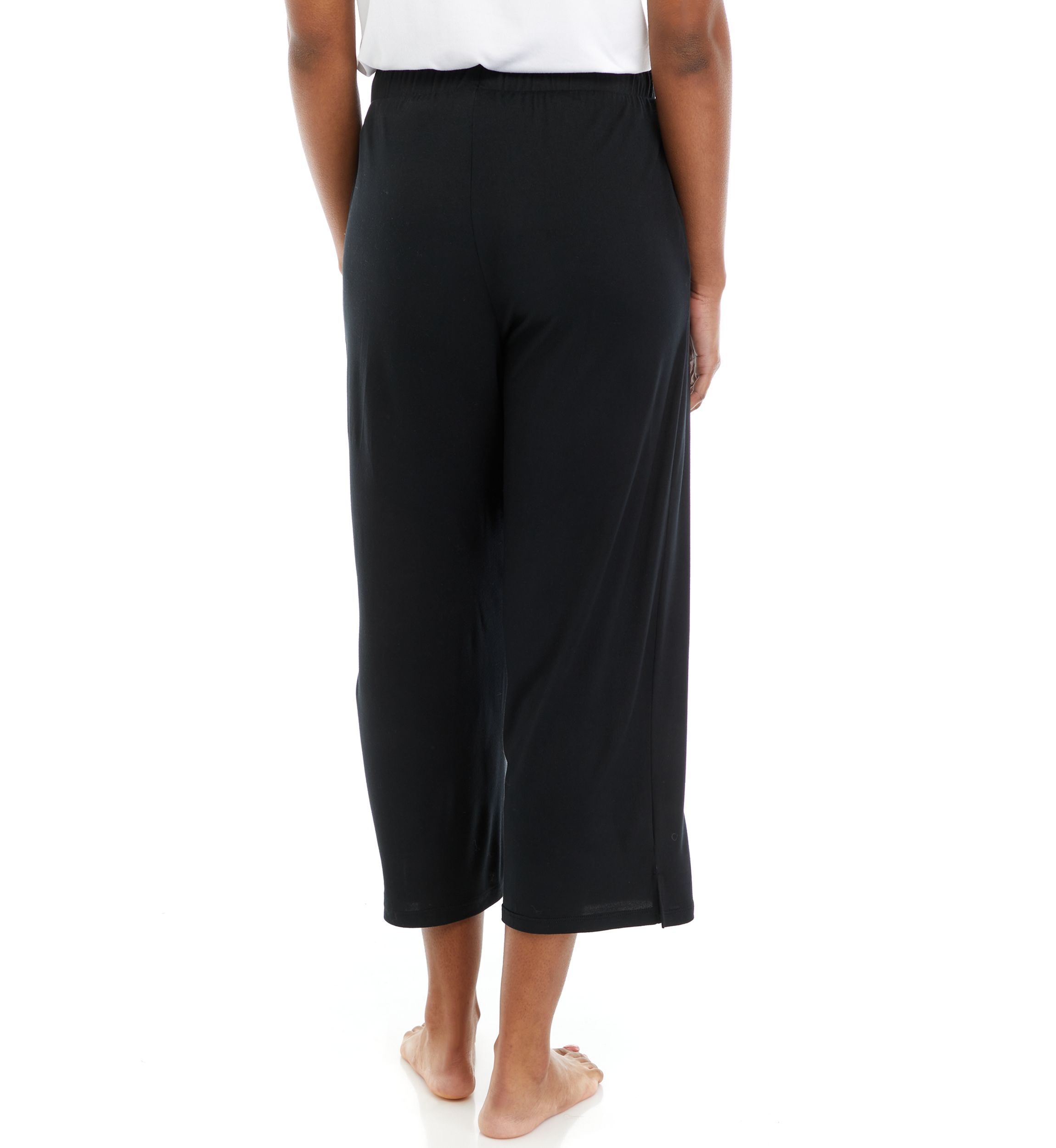 Womens Luxe Knit Capri Pajama Pants