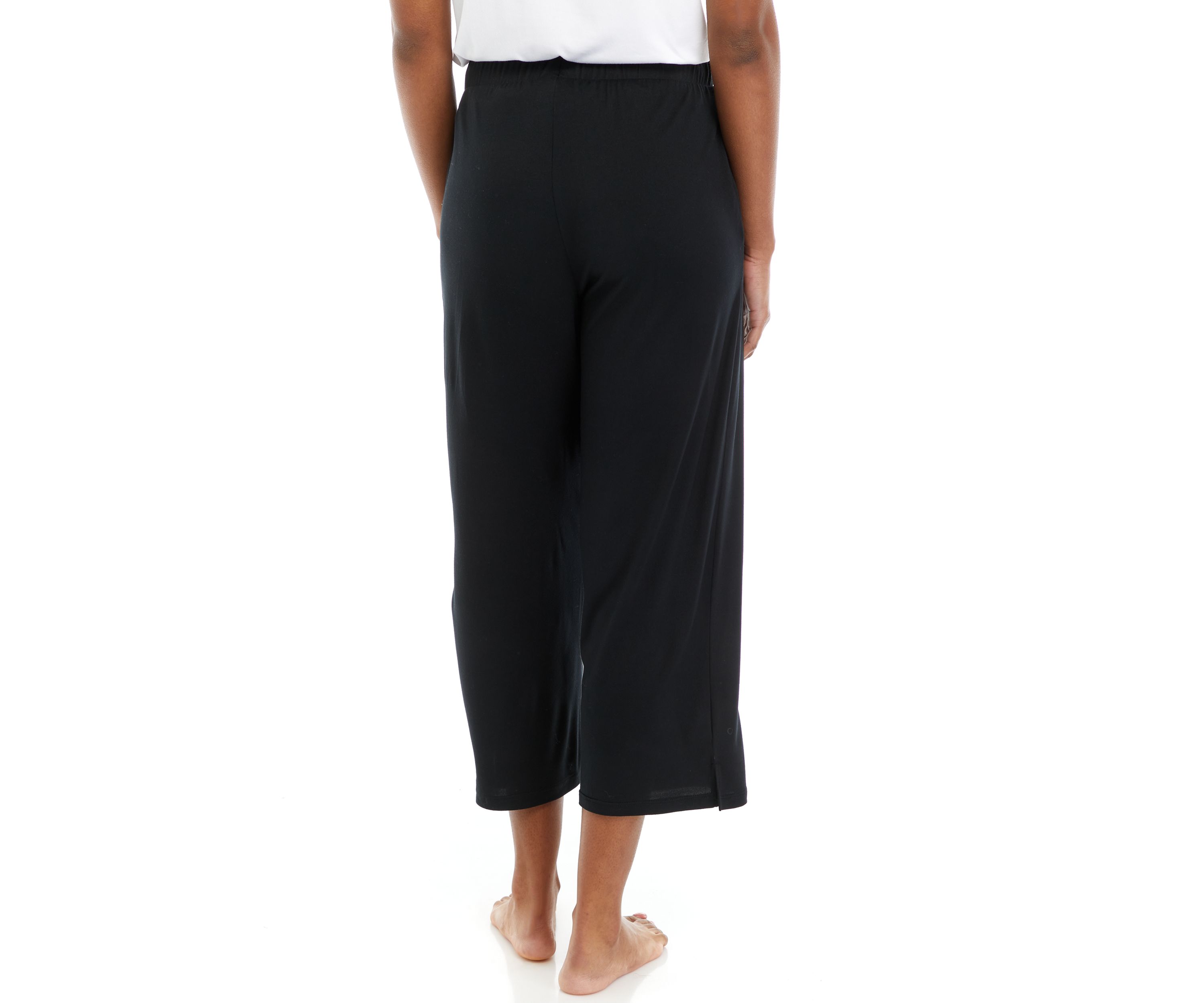 Womens Luxe Knit Capri Pajama Pants