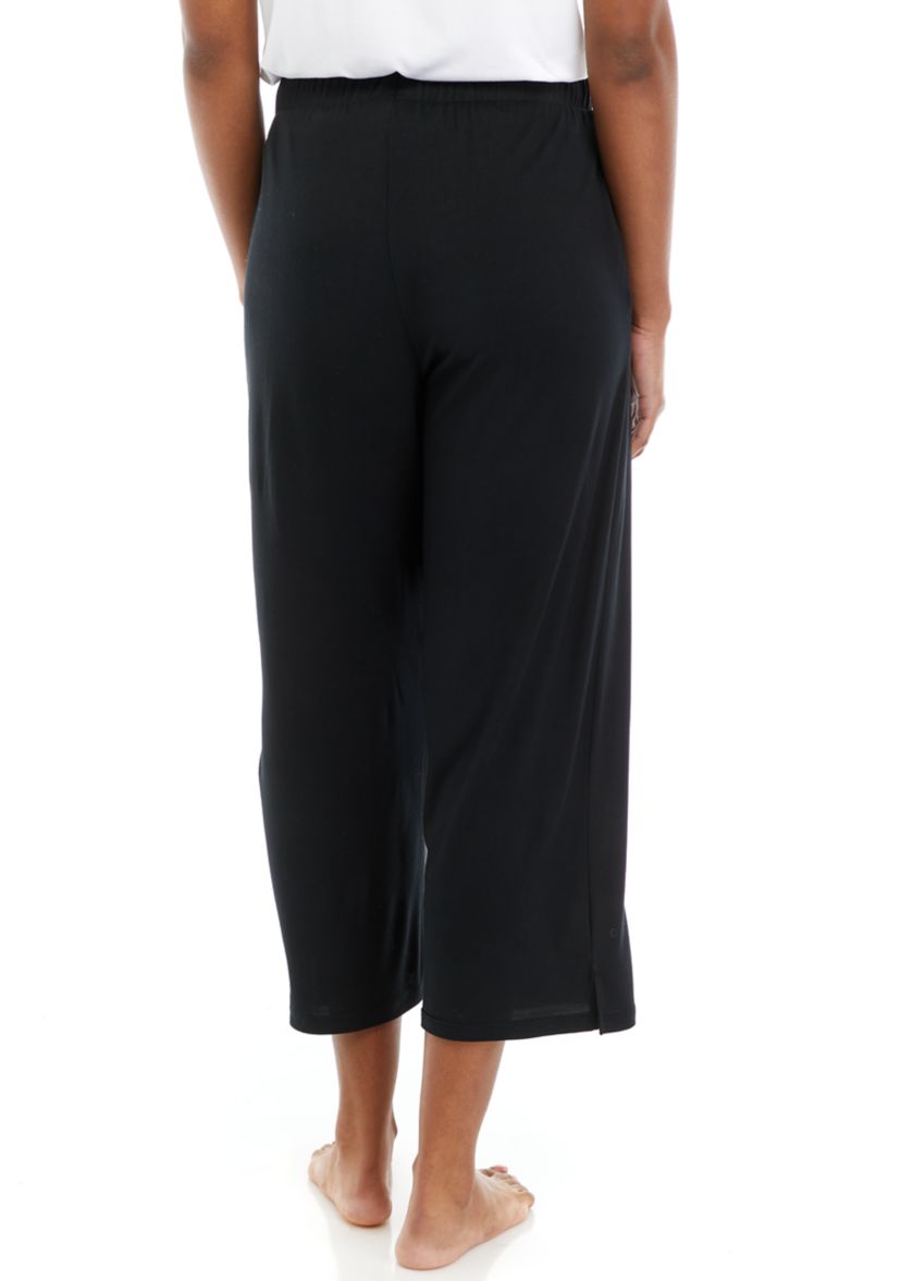 Womens Luxe Knit Capri Pajama Pants