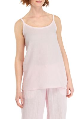 Sleeveless Gauze Tank