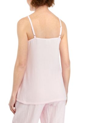 Sleeveless Gauze Tank