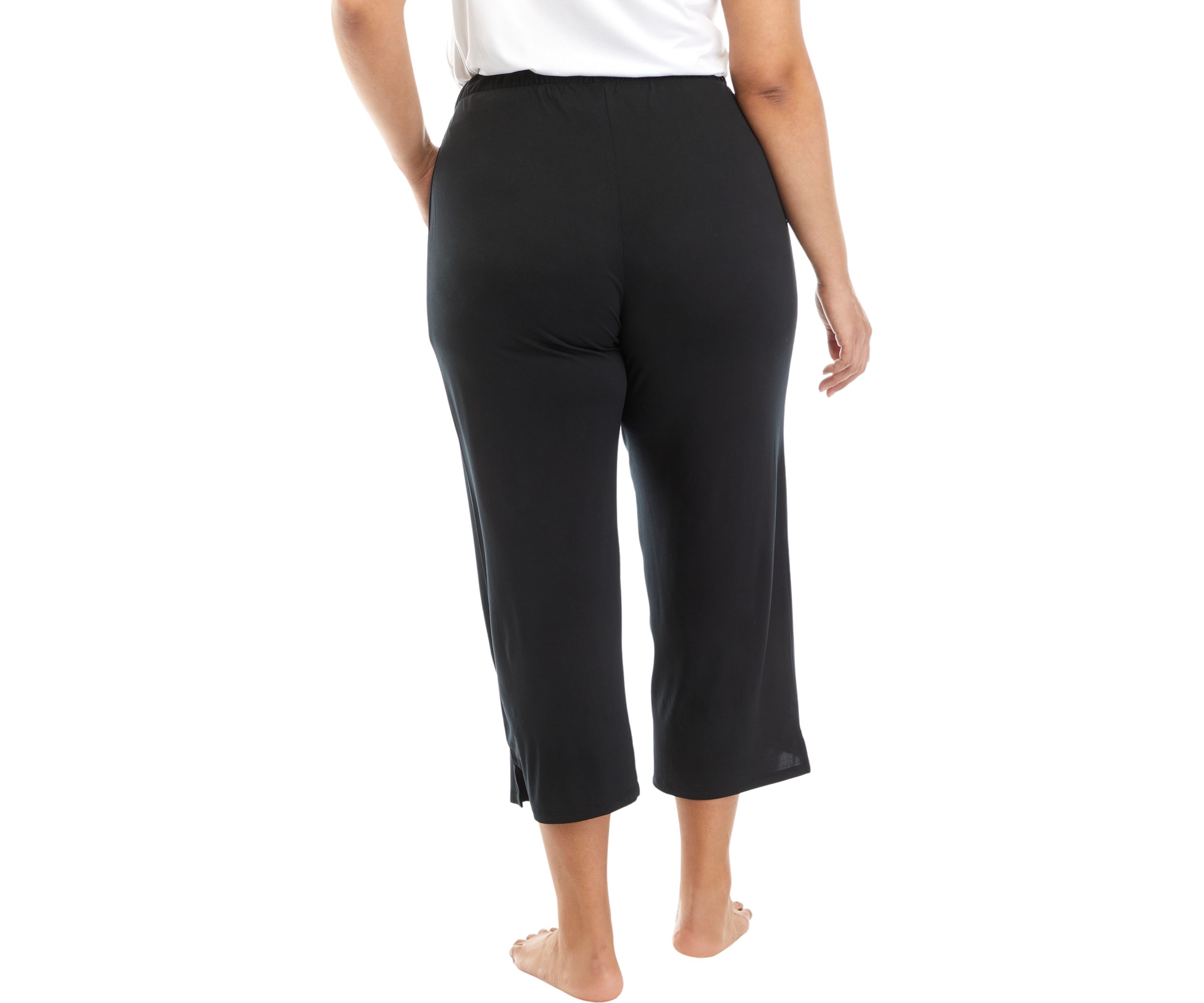 Plus Size Luxe Knit Capri Pajama Pants