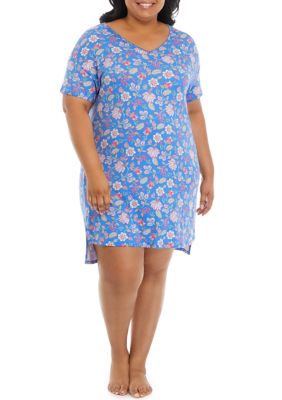 Wonderly Plus Size Printed Nightgown belk