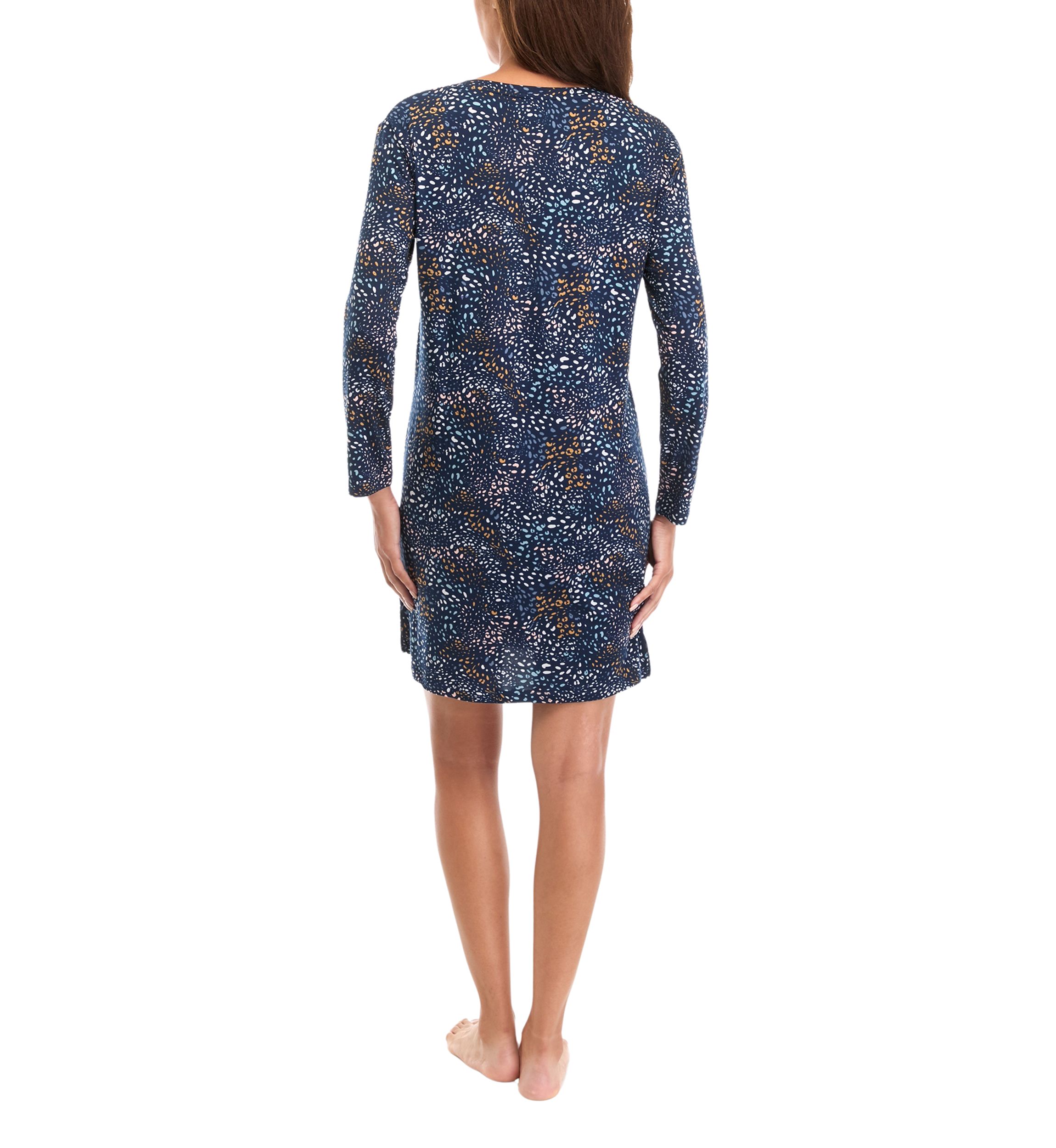 3/4 Sleeve Printed Nightgown 
